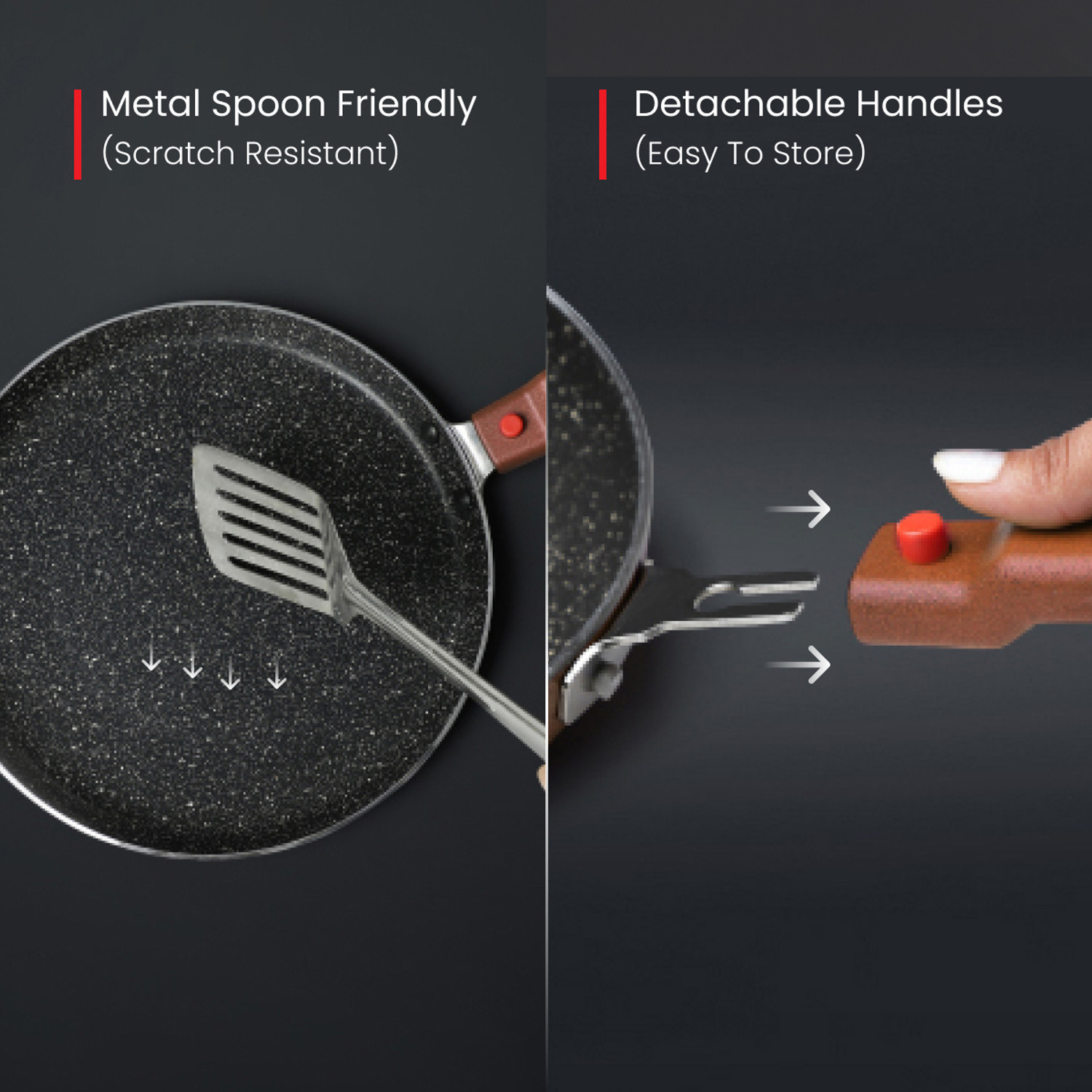 Image of Prestige Festival Pack - Build Your Kitchen Induction Bottom Non-Stick Coated Cookware Set