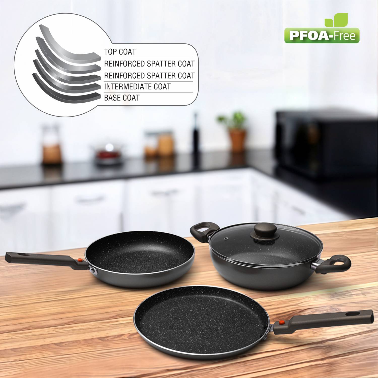 Prestige Omega Festival Pack Induction Bottom Cookware Set