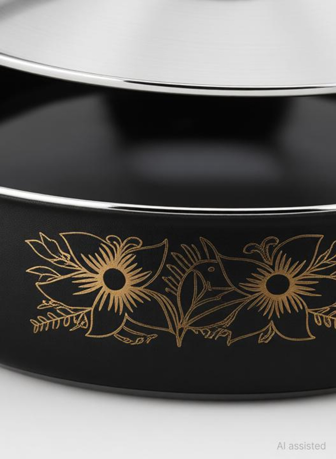 Image of Cook Pro .Karahi-LId-26Guage,,. /.. Kadhai 28 cm diameter with Lid 3.5 L capacity