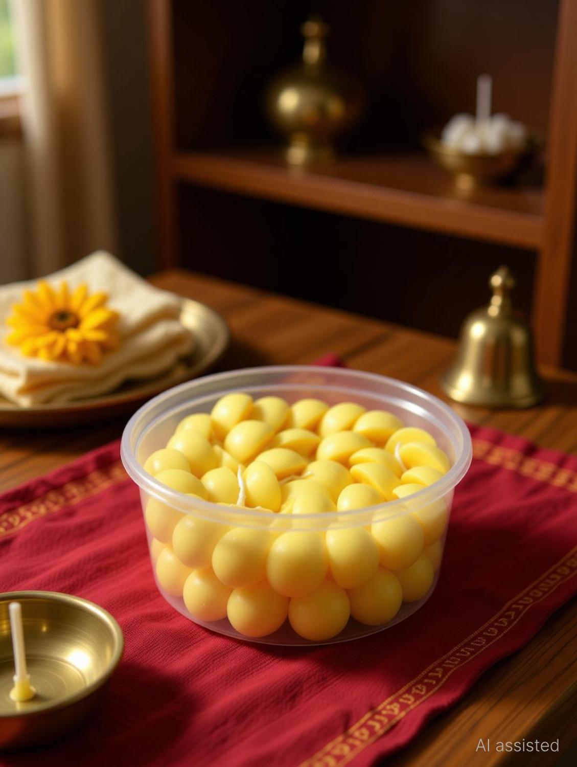 Image of Sai Cow Ghee Puja Batti|Jyoti for Aarti| Cotton Wick