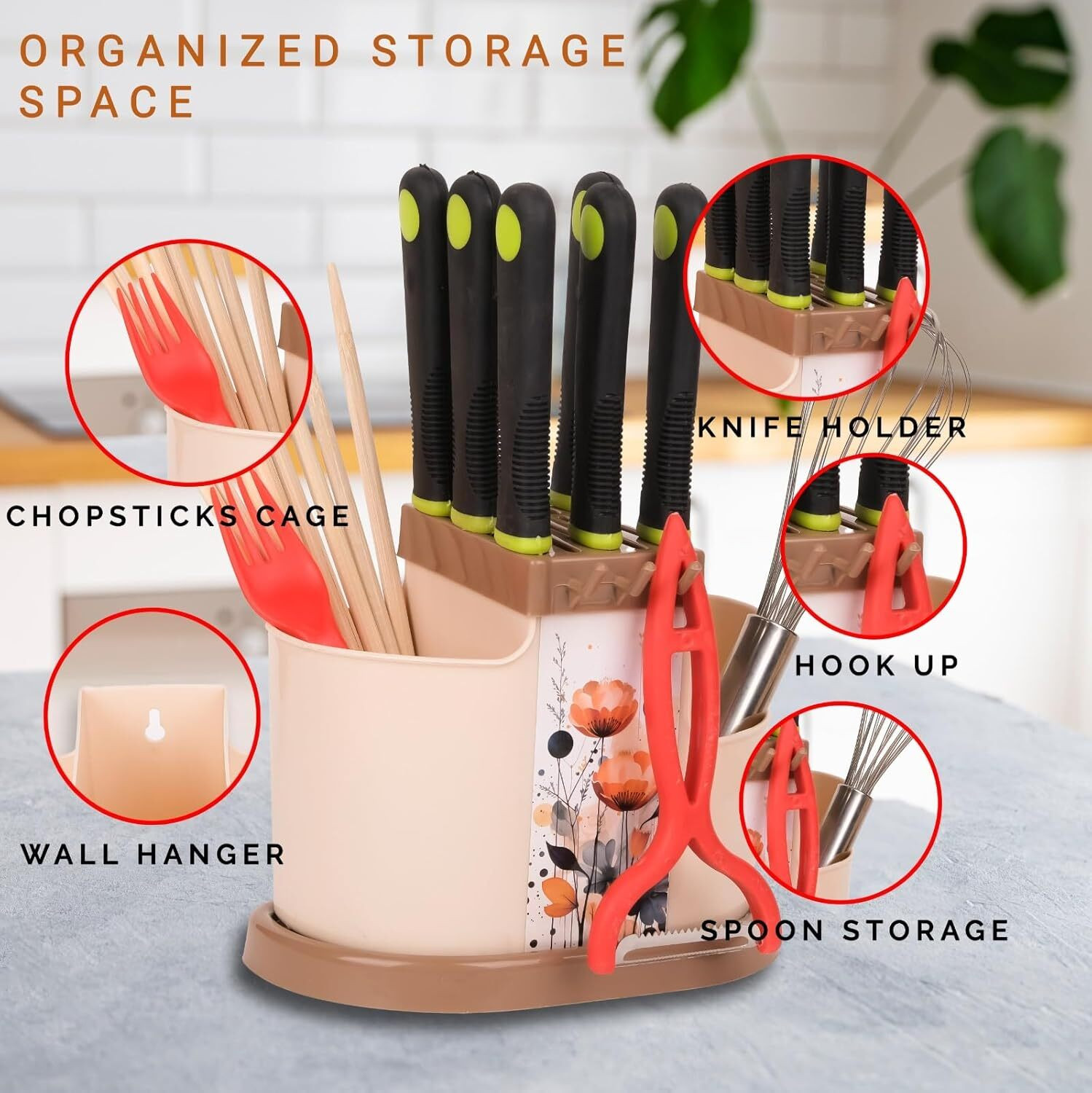 Image of Tesot Empty Cutlery Holder Case