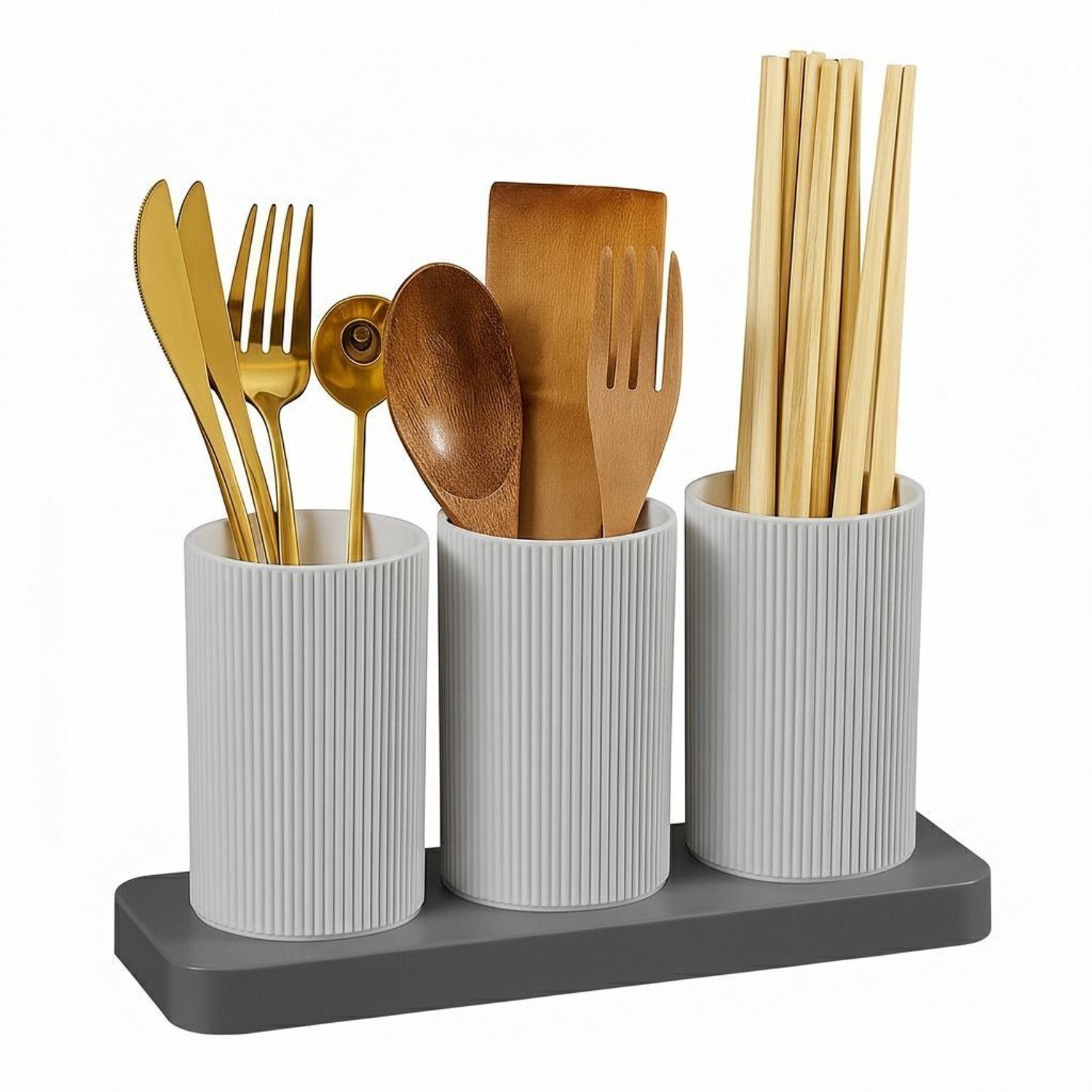 Image of DIHOK Empty Cutlery Holder Case