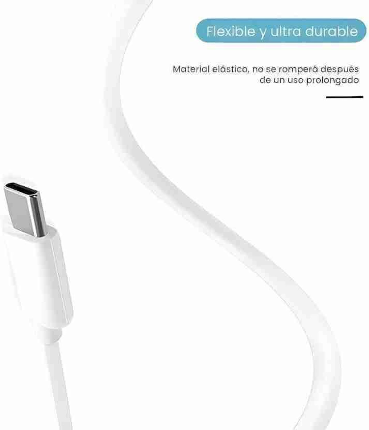 Image of vivo USB Type C Cable 4 A 1 m Copper 44W / 80W FlashCharge USB Type-C Data Cable | Fast Charging & High-Speed Data Transfer | Durable & Reliable