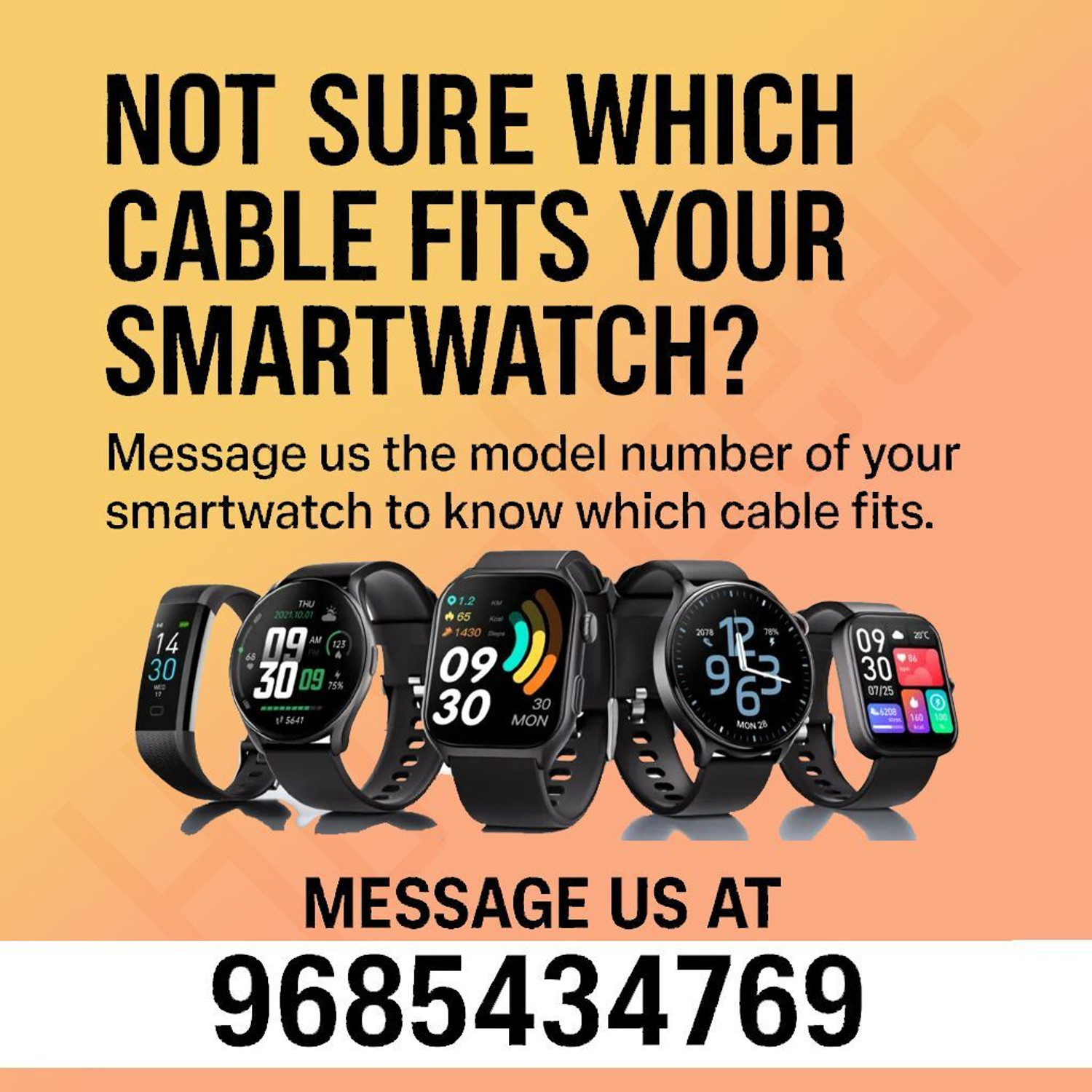 Image of HexaGear Magnetic Charging Cable 0.6 m Ultra SE Smart Watch