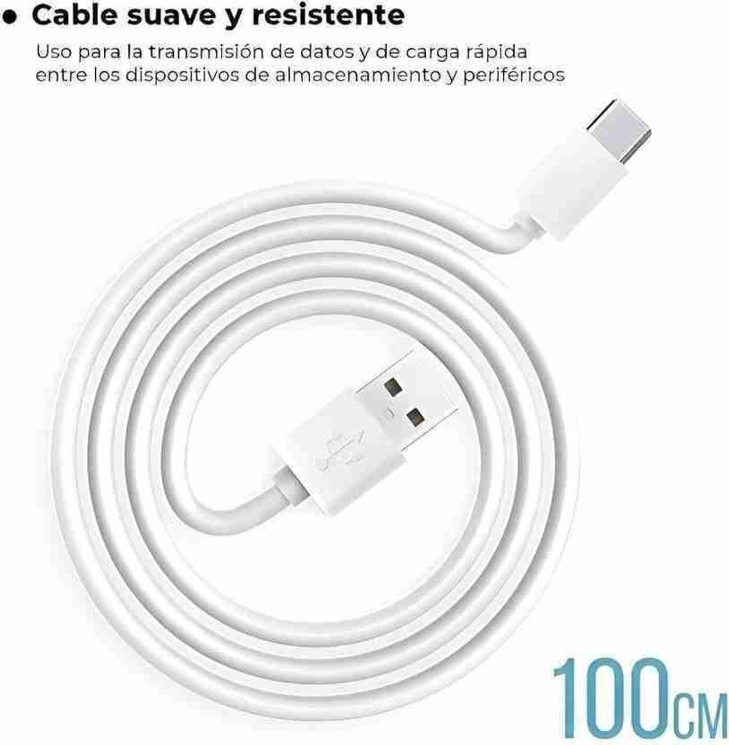 Image of vivo USB Type C Cable 4 A 1 m Copper 44W / 80W FlashCharge USB Type-C Data Cable | Fast Charging & High-Speed Data Transfer | Durable & Reliable