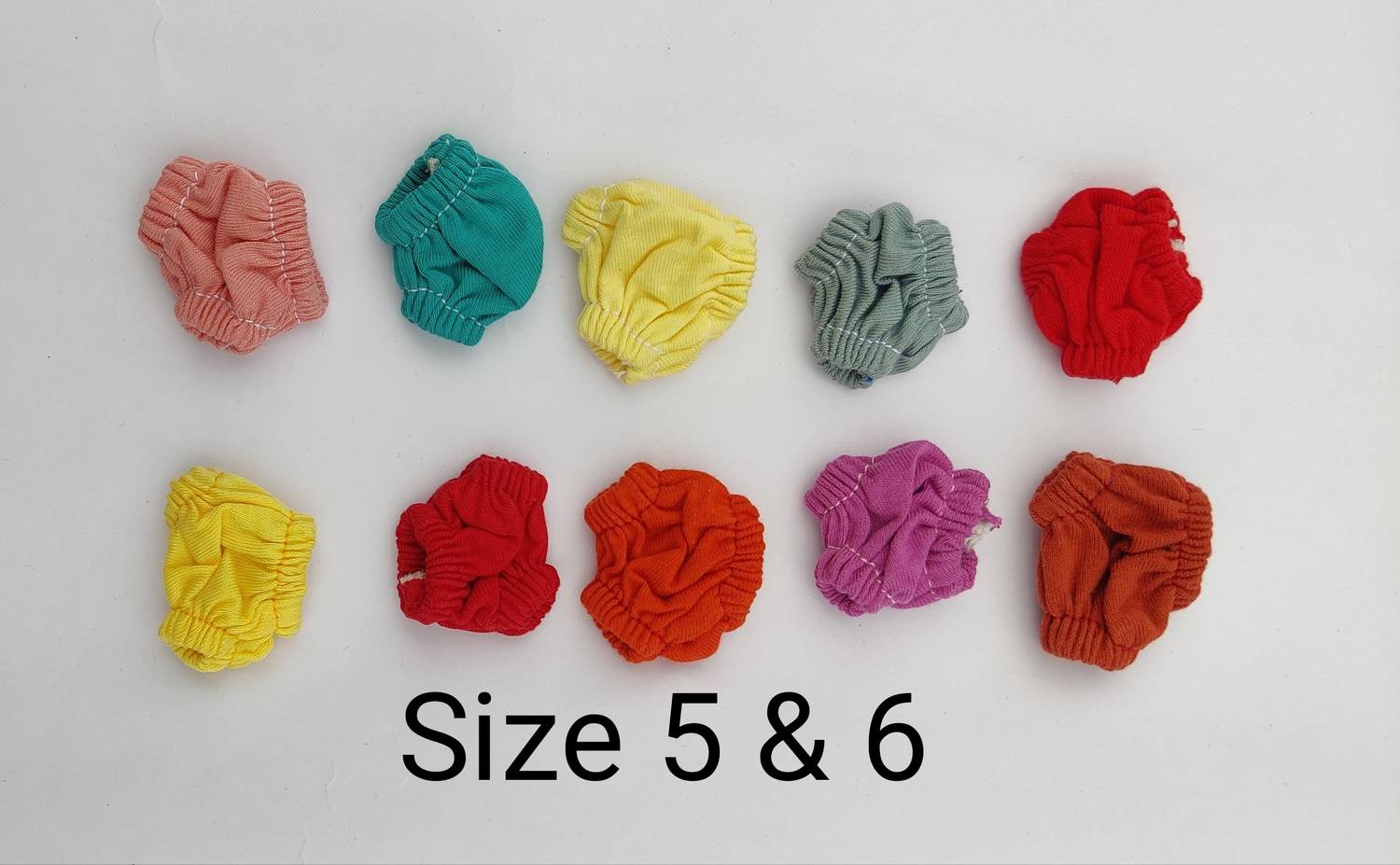 Anyfashion laddu gopal big size nappy / chaddi / pant [ pack of 10 ]for 5 & 6 no Dress