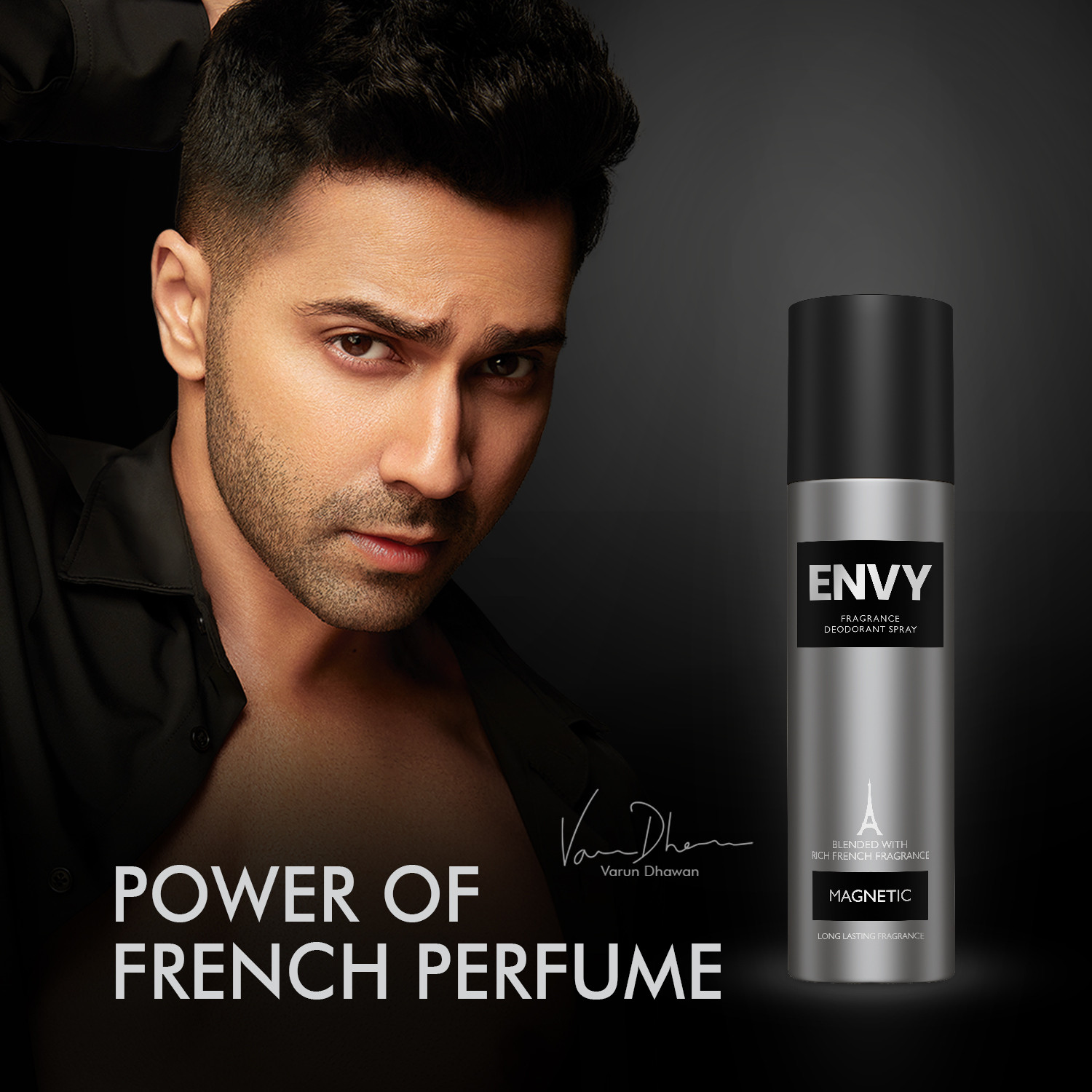 Image of Envy Magnetic Long-Lasting Perfume Deodorant Spray - For Men
