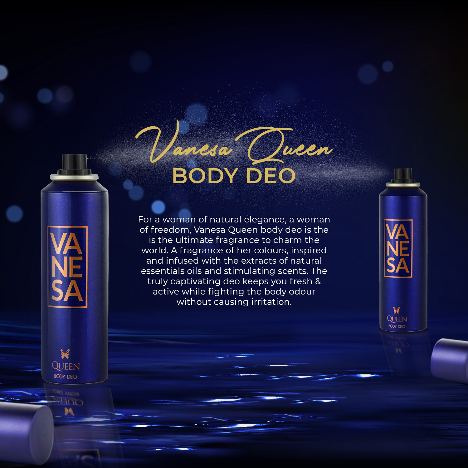 Image of VANESA Babe, Queen & Shero Combo (Pack of 3) Deodorant Spray - For Women