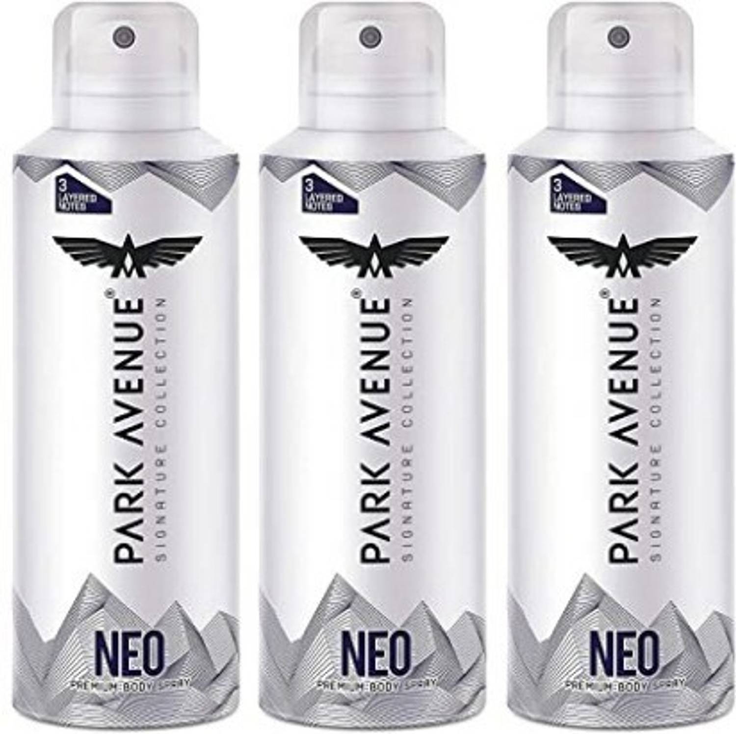 PARK AVENUE NEO - 150ml - NE-001 Body Spray - For Men (450 ml,