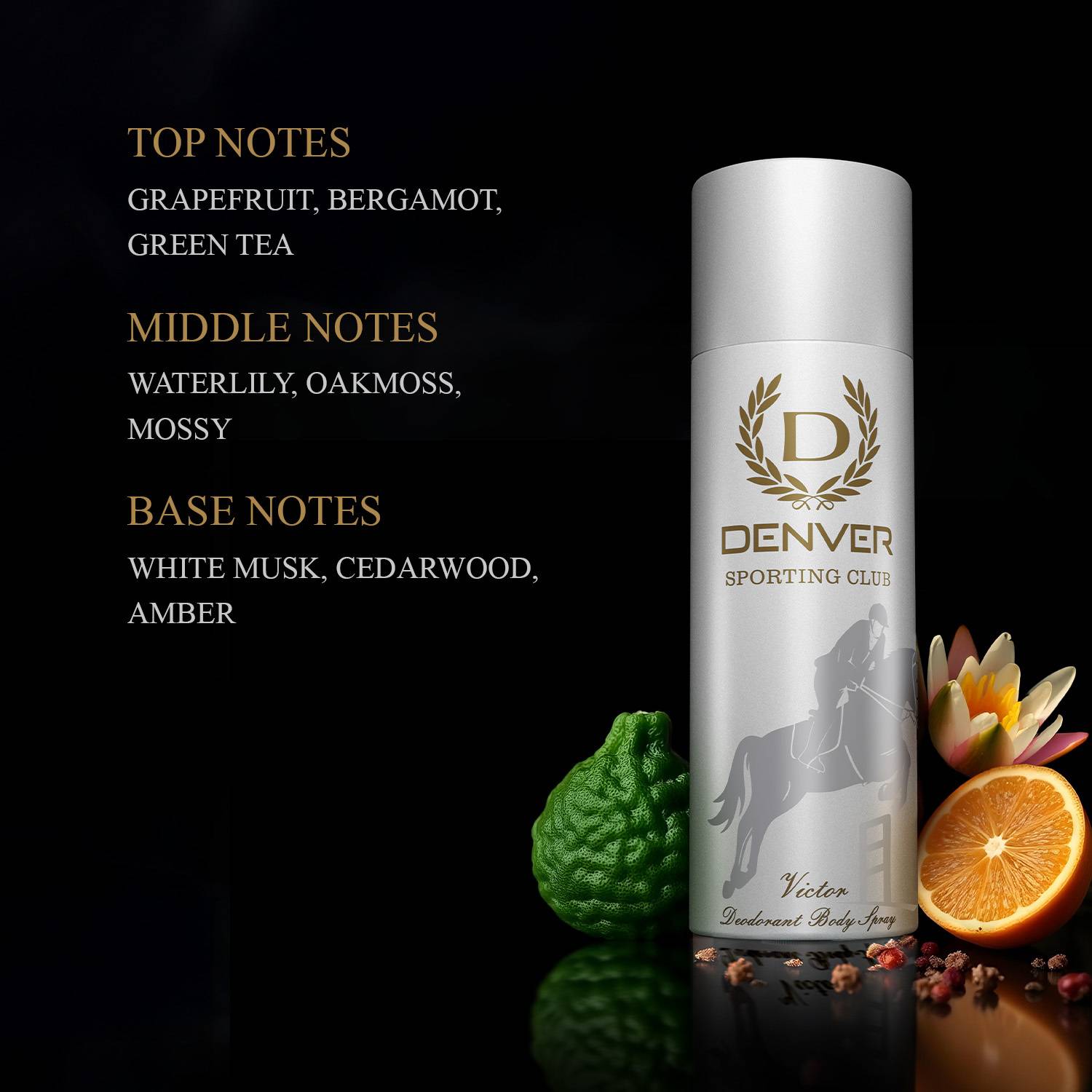 DENVER Imperial, Victor and Black Code Deodorant Spray - 150 ml - Image 3