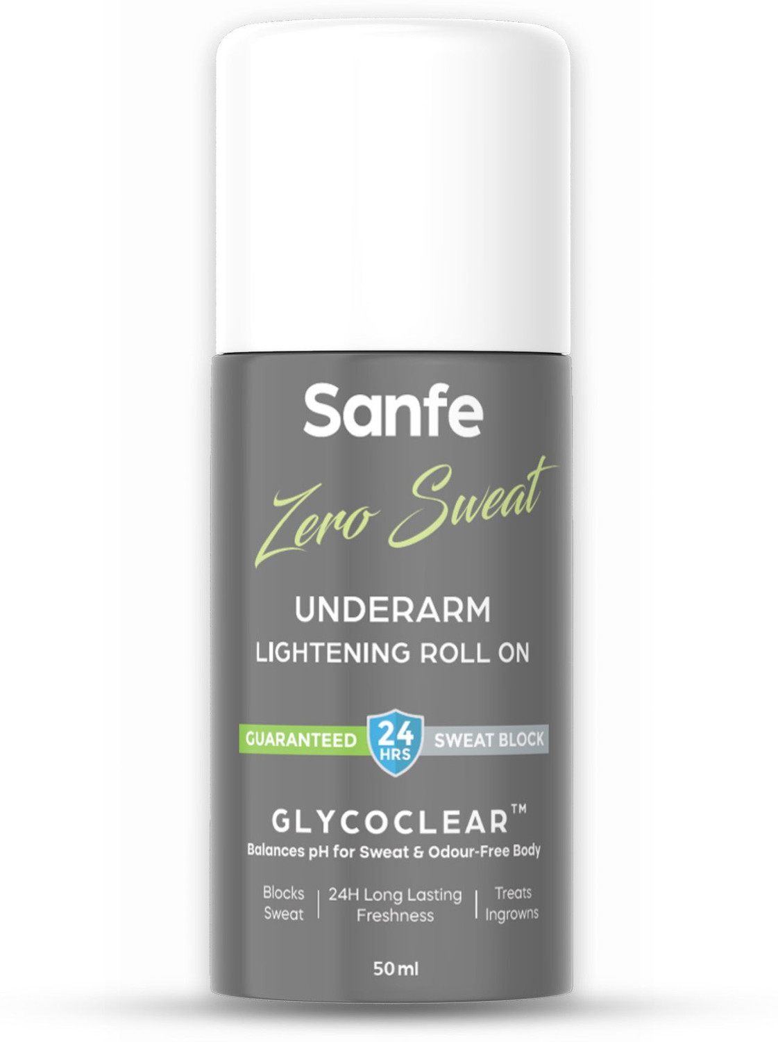 Image of Sanfe Zero Sweat Underarm Lightening Roll On Lightens Deodorant Roll-on - For Men & Women