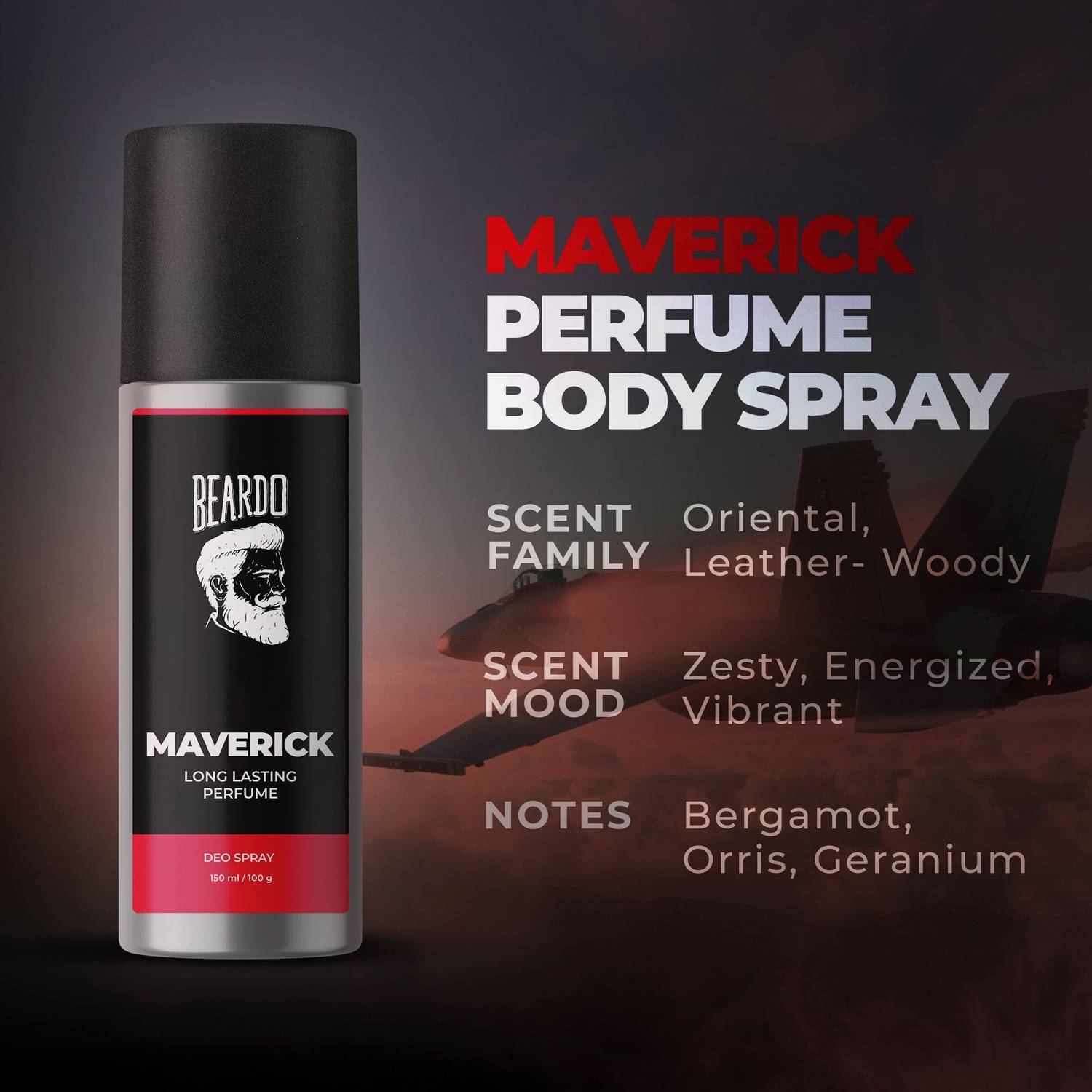 BEARDO Long Lasting Deo Sprays Combo 150ml - Image 3