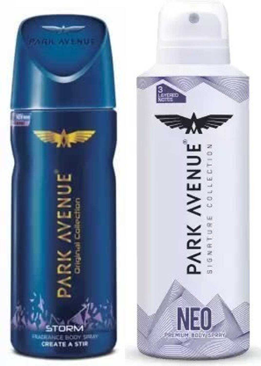 PARK AVENUE One Storm, One Neo Signature Deodorant Combo for Men(