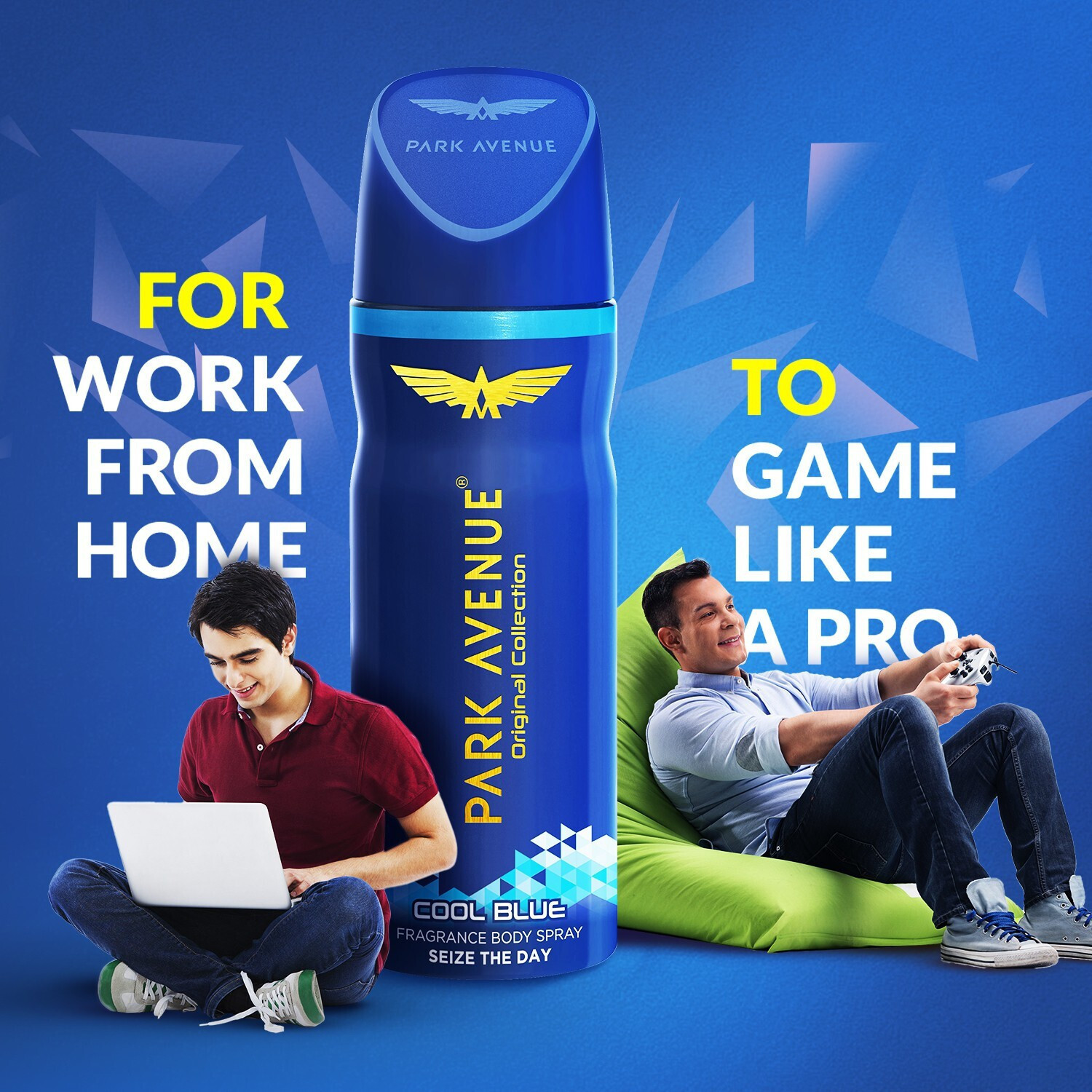 Image of PARK AVENUE Cool Blue Deodorant Spray - For Men