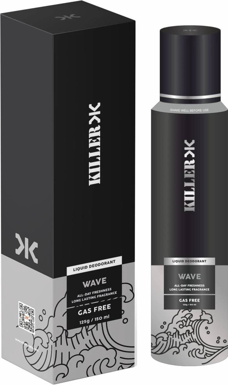 KILLER Wave No Gas Deodorant Spray 150 ml - Image 1