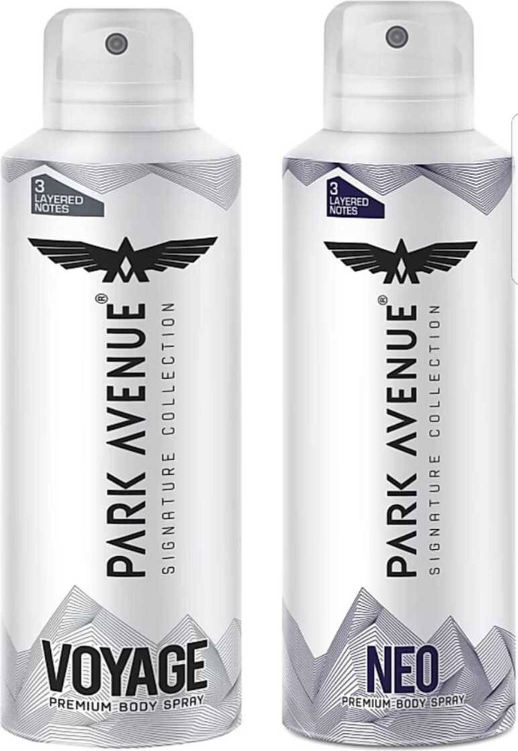 PARK AVENUE Neo and voyage Deodorant Spray - For Men & Women (3