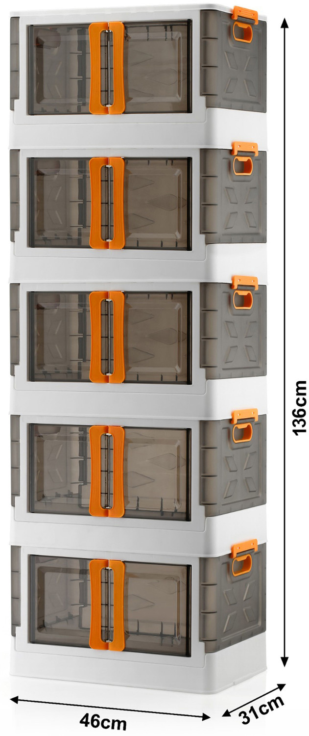 Image of AK10ZONE 5 Compartments Plastic Floor Mount