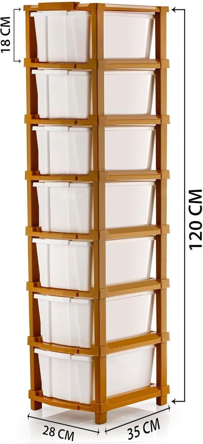 Image of AK10ZONE 7 Compartments Plastic Floor Mount