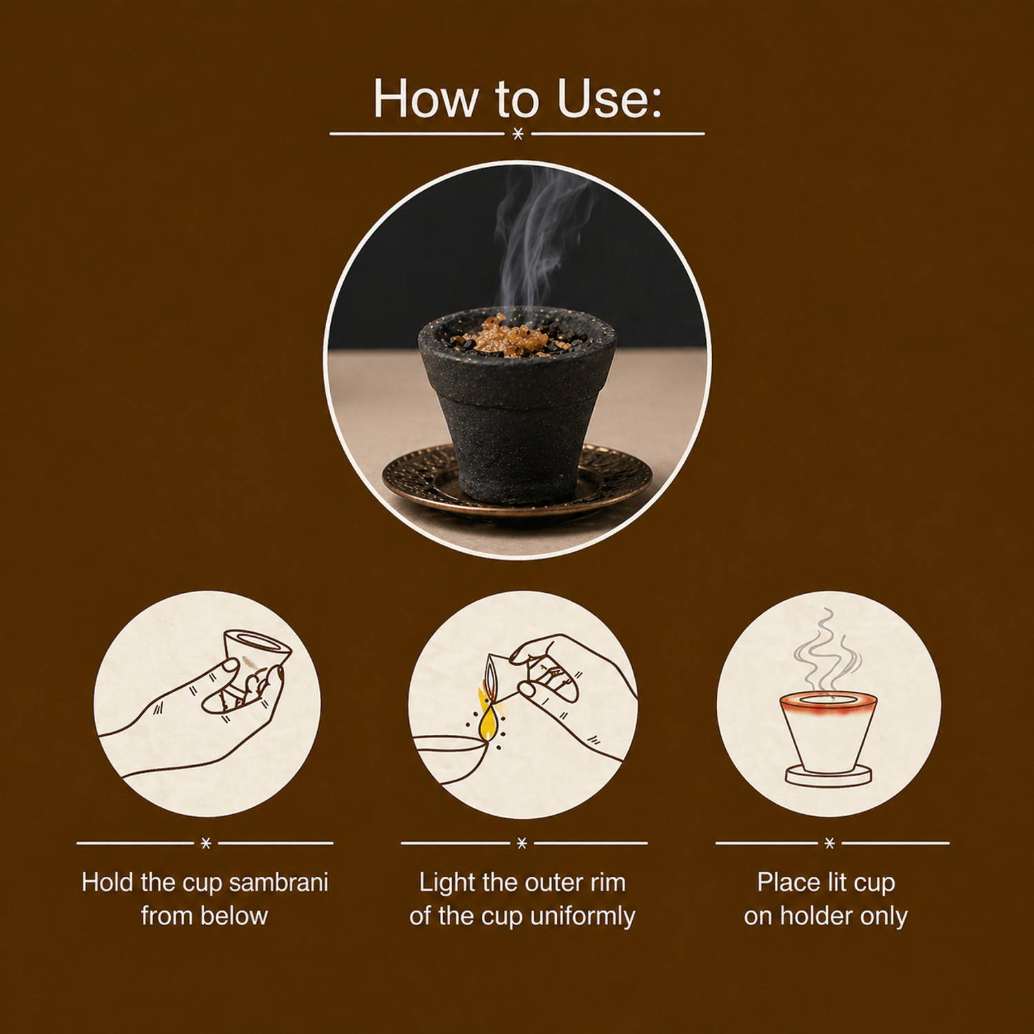 Image of Airofine Fragrance Organic Cow Dung Havan Cups For Pooja Festival Herbal Loban Guggal Cup-AIFR Guggul Dhoop