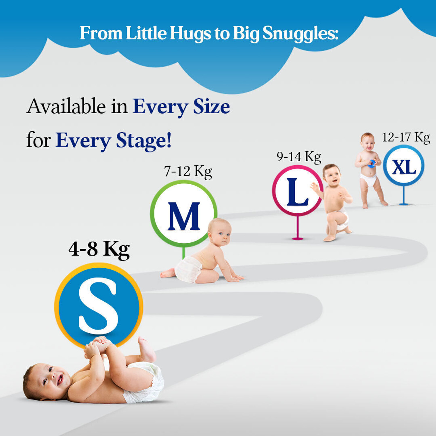 Image of TODDLES Comfy Baby Diaper Pants 4-8 kg Combo of 2 with Quick Absorption Technology Pant Diapers - S
