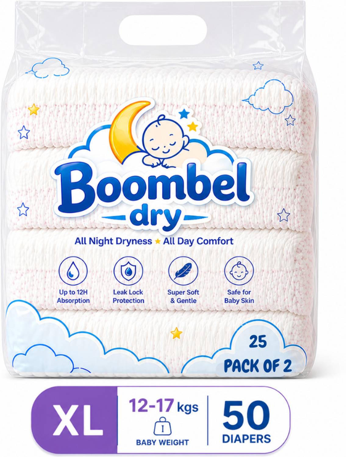 BOOMBEL DRY Baby Diaper Pants XL Size - Image 2