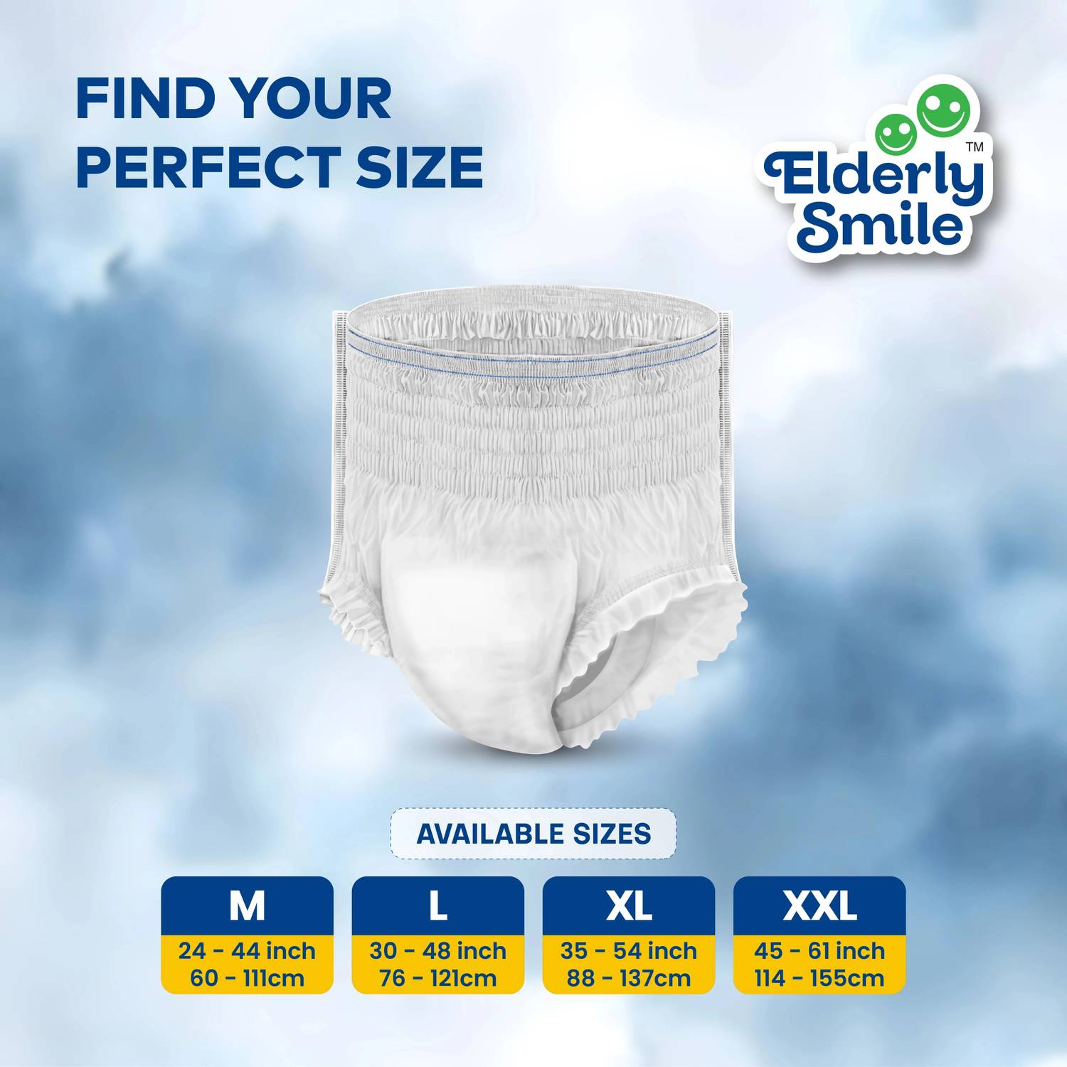 Elderly Smile Super Absorbent Pull Up Pants (Pack of 4) - Image 4
