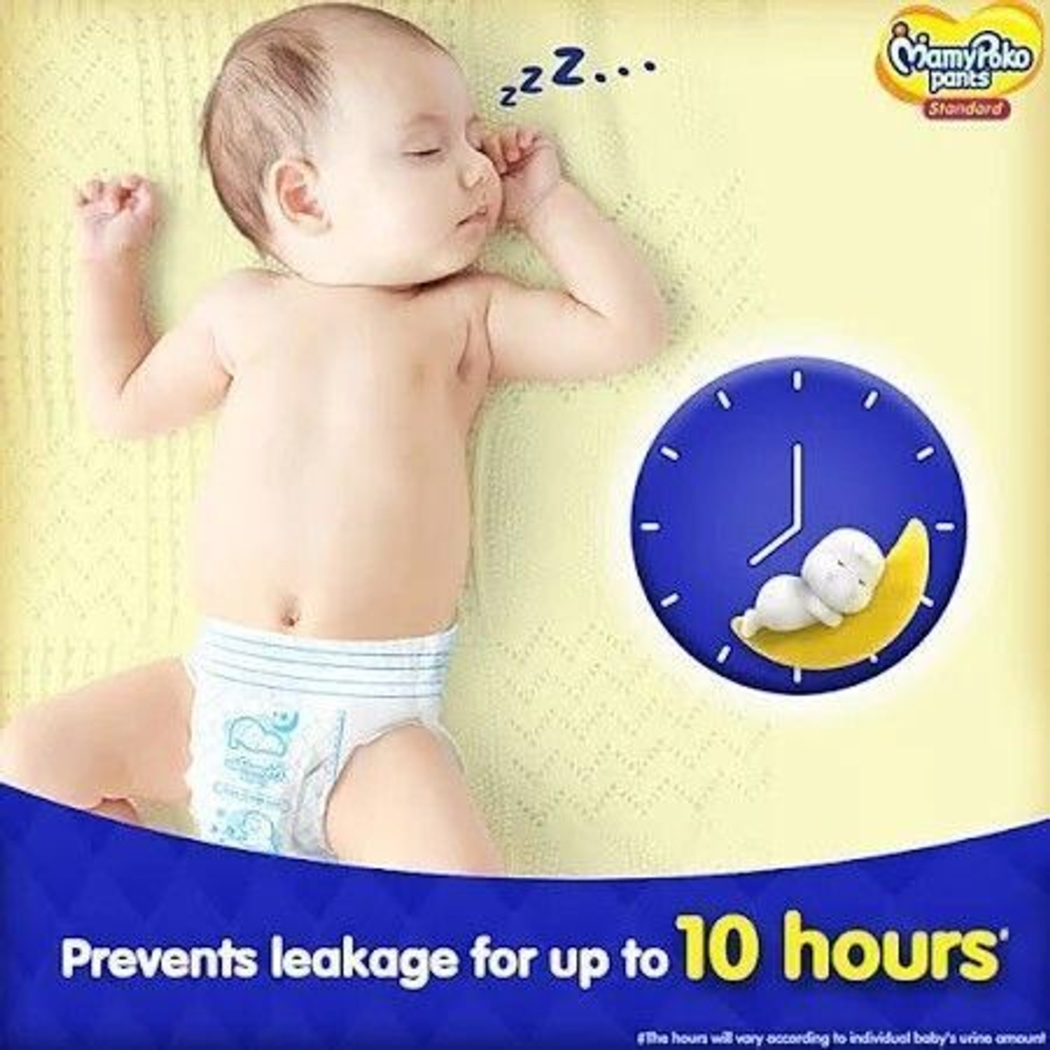 Image of MamyPoko 10 Hours Dryness Care Pack Pant Diapers - M