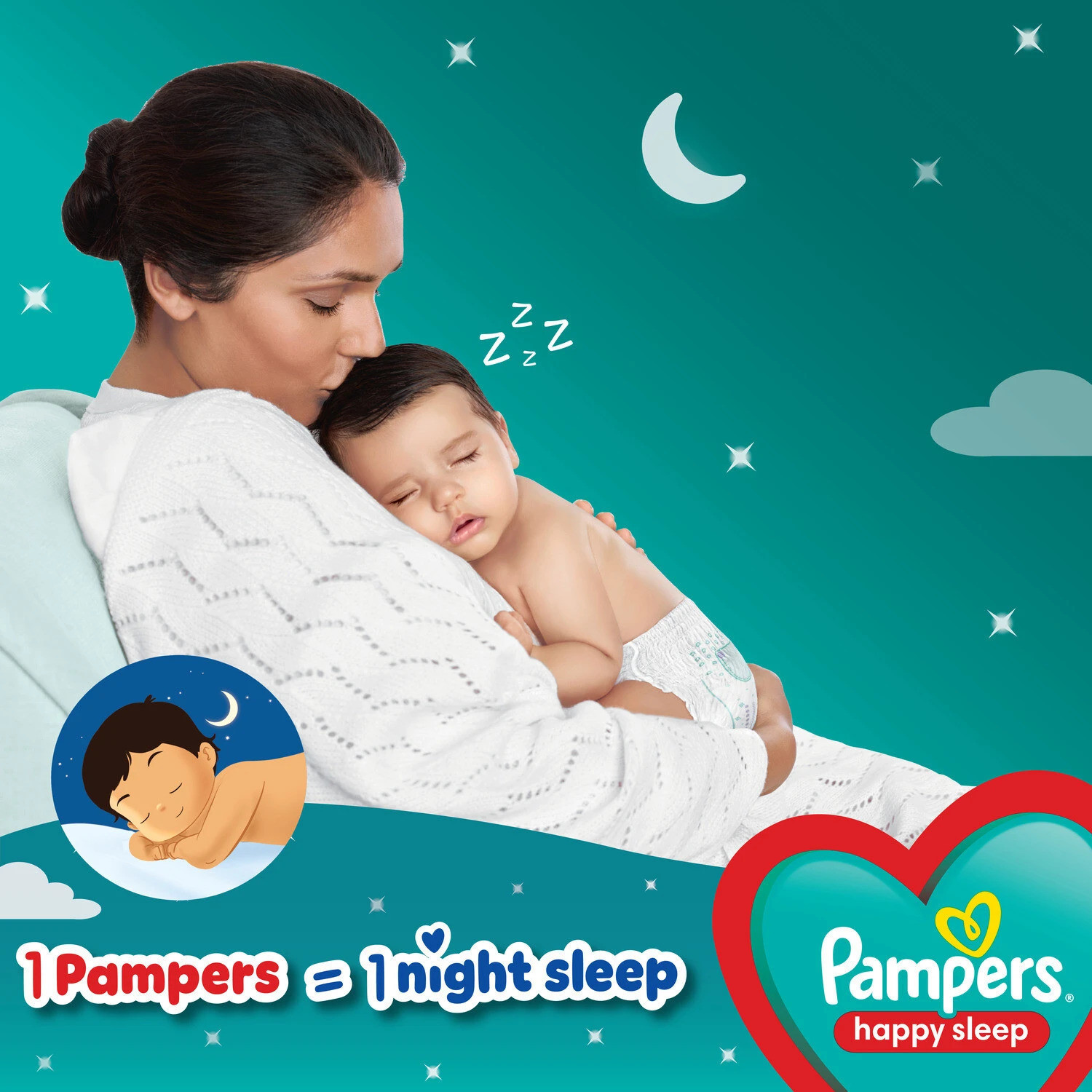 Image of Pampers Baby Diapers-M Size(Pack of 1)-25N769 Pant Diapers - M