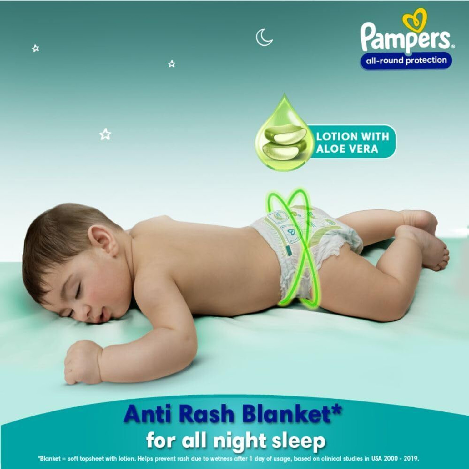 Image of Pampers Baby Diapers-L Size(Pack of 1)-25N219 Pant Diapers - L