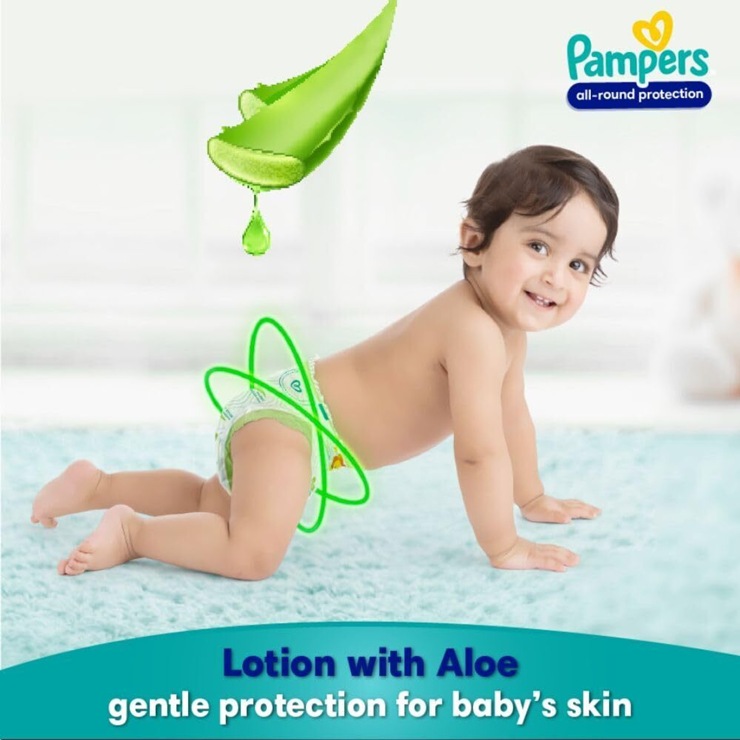 Image of Pampers Baby Diapers-L Size(Pack of 1)-25N219 Pant Diapers - L