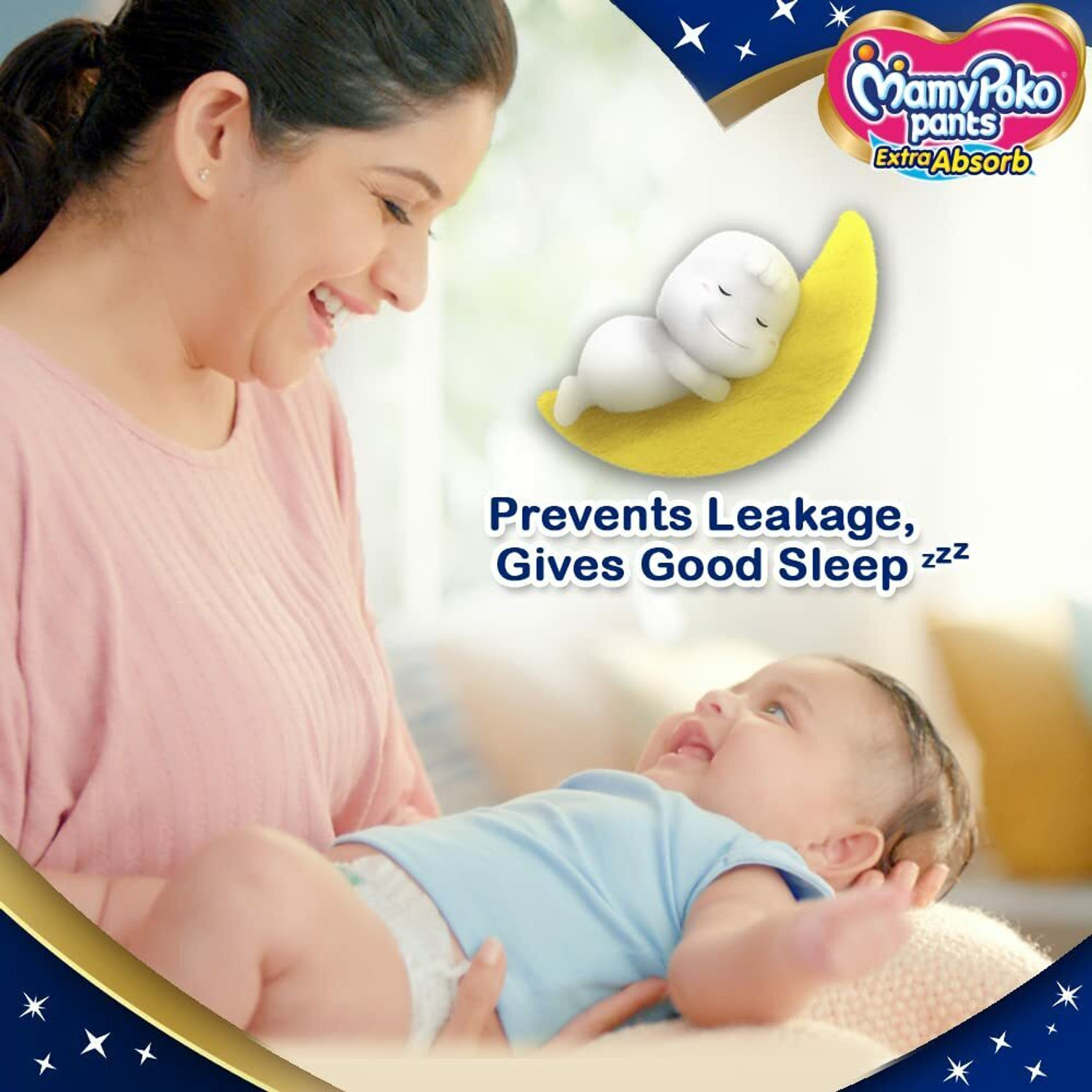 Image of MamyPoko Pants Extra Absorb Baby Diaper, Medium (Pack of 66) - M