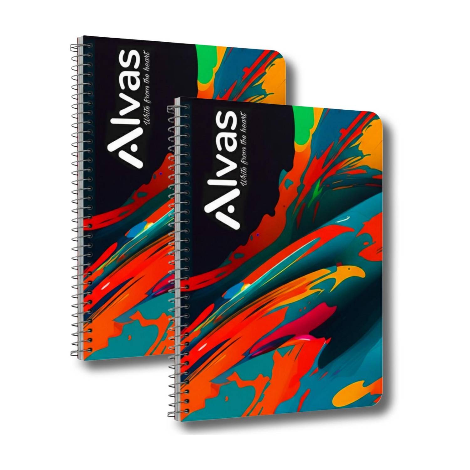 ALVAS Each of 500 Pages | Ruled | 5 Subject | A4 Notebook Spiral | 64 GSM | 500 Pages