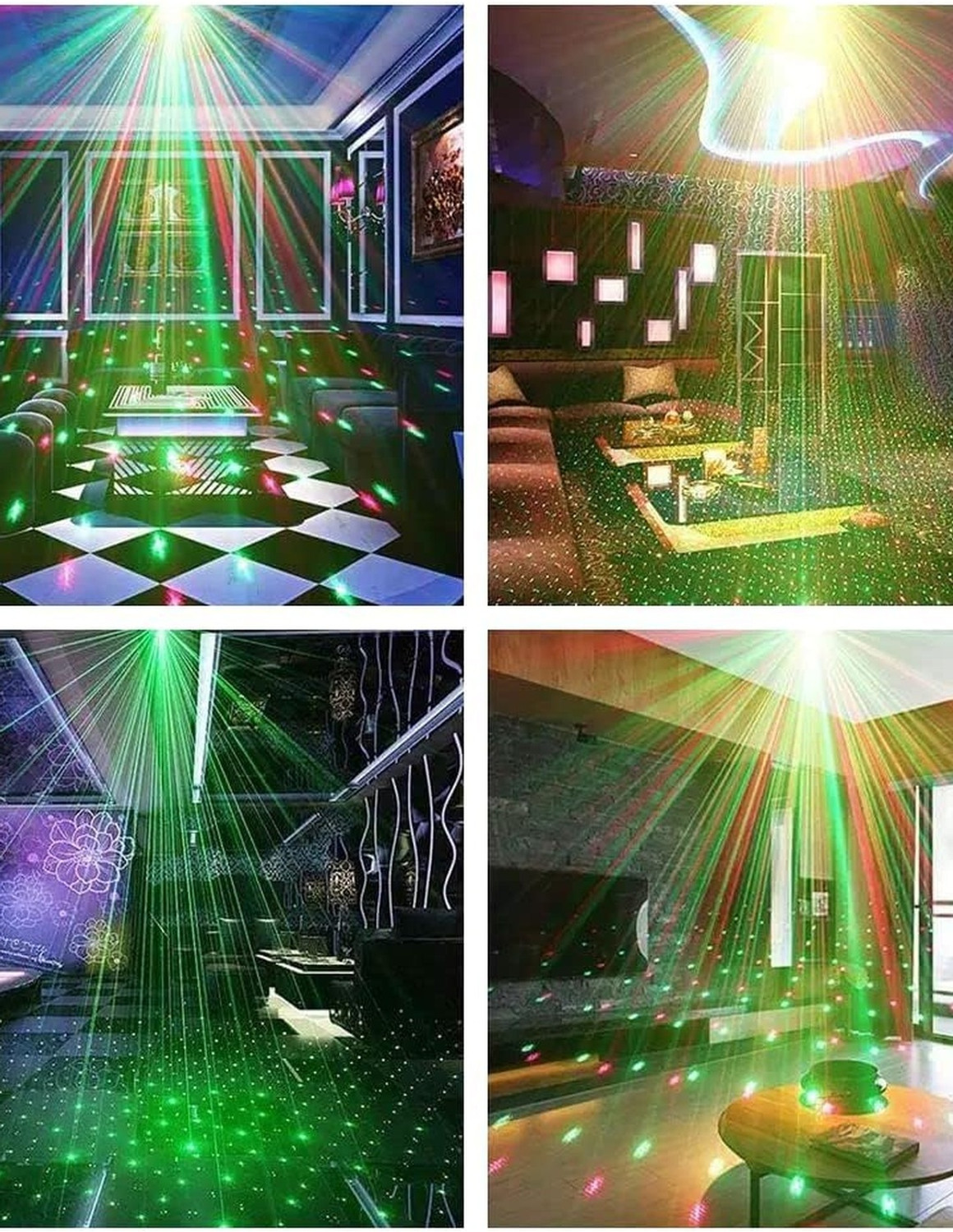 Image of Kavyashine DJ Laser Stage Light for Disco Party Stage Lighting, Weddings Party. Shower Laser Light (Ball Diameter: 55 cm)