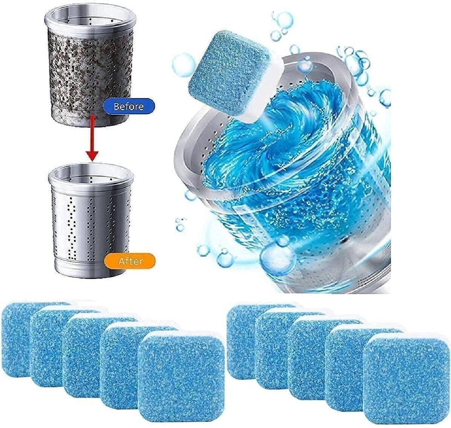Washing Tablet Multipurpose Washing Machine Drum Cleaner for Top and Front Load Dishwashing Detergent - Image 2