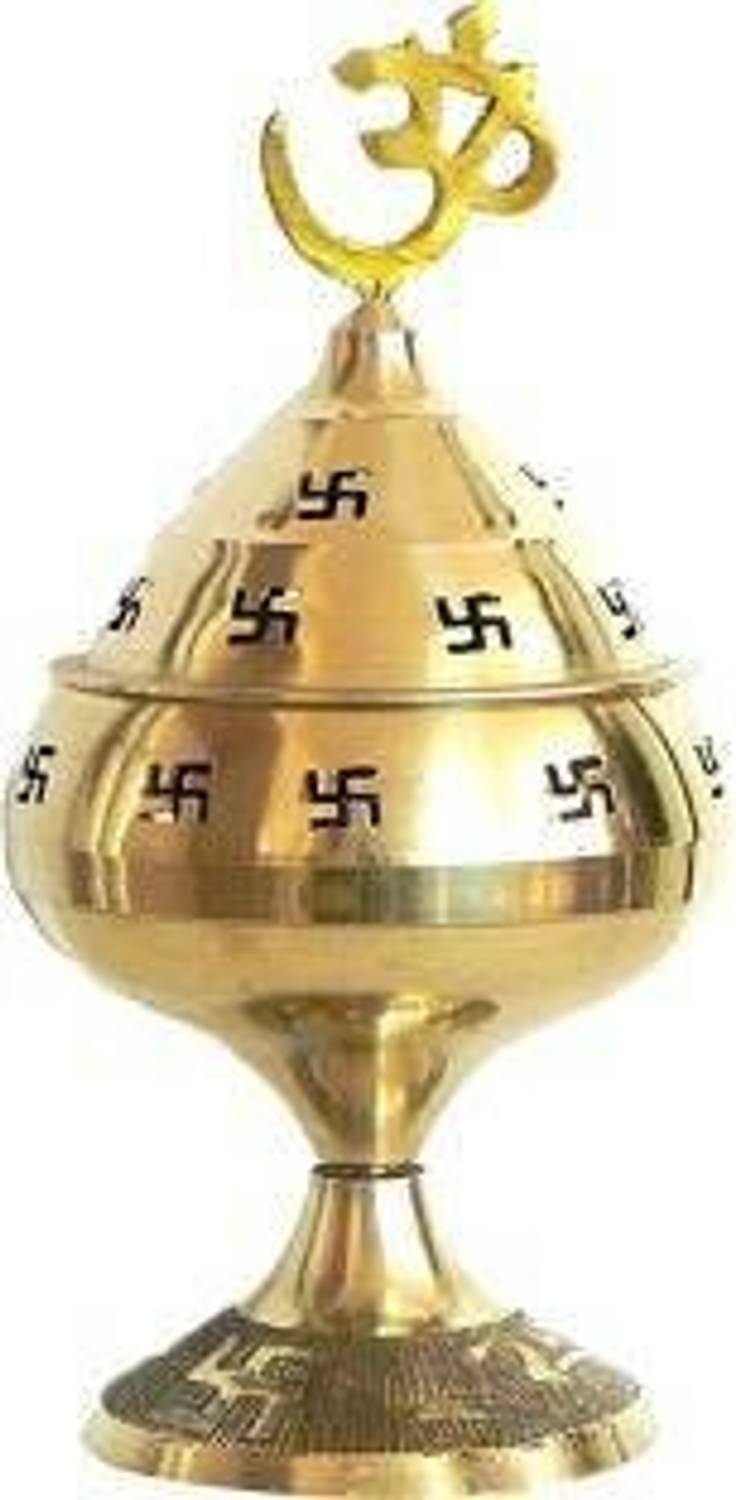 ADIYOGI BRASS DIYA 1 PC ( PACK OF 1 ) FOR DIWALI POOJA HOME DECORATION SHOWPIECE Brass (Pack of 2) Table Diya