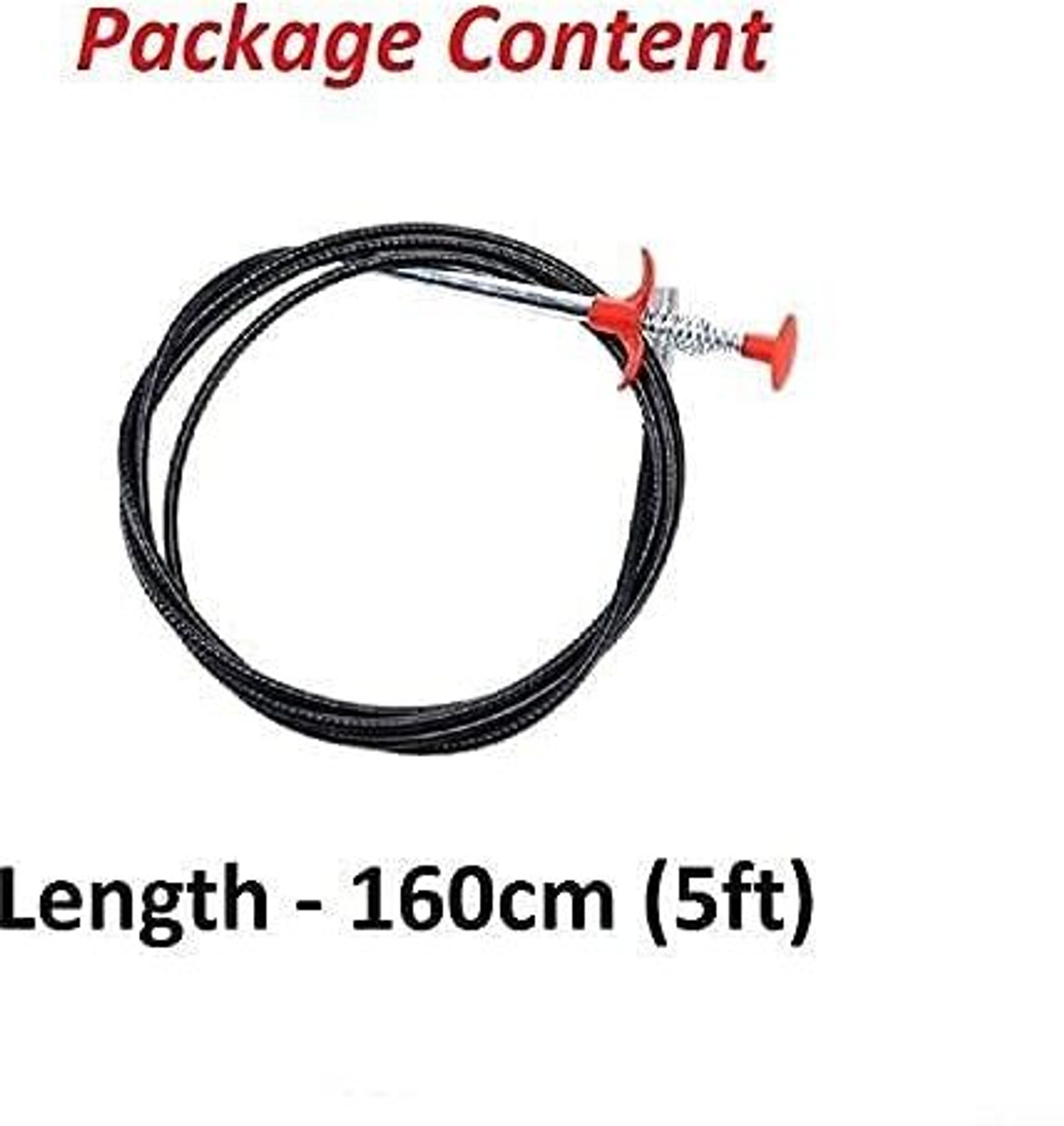 Image of MNBHAR Stainless Steel Drain Pipe Cleaning Spring Stick Crystal Drain Opener