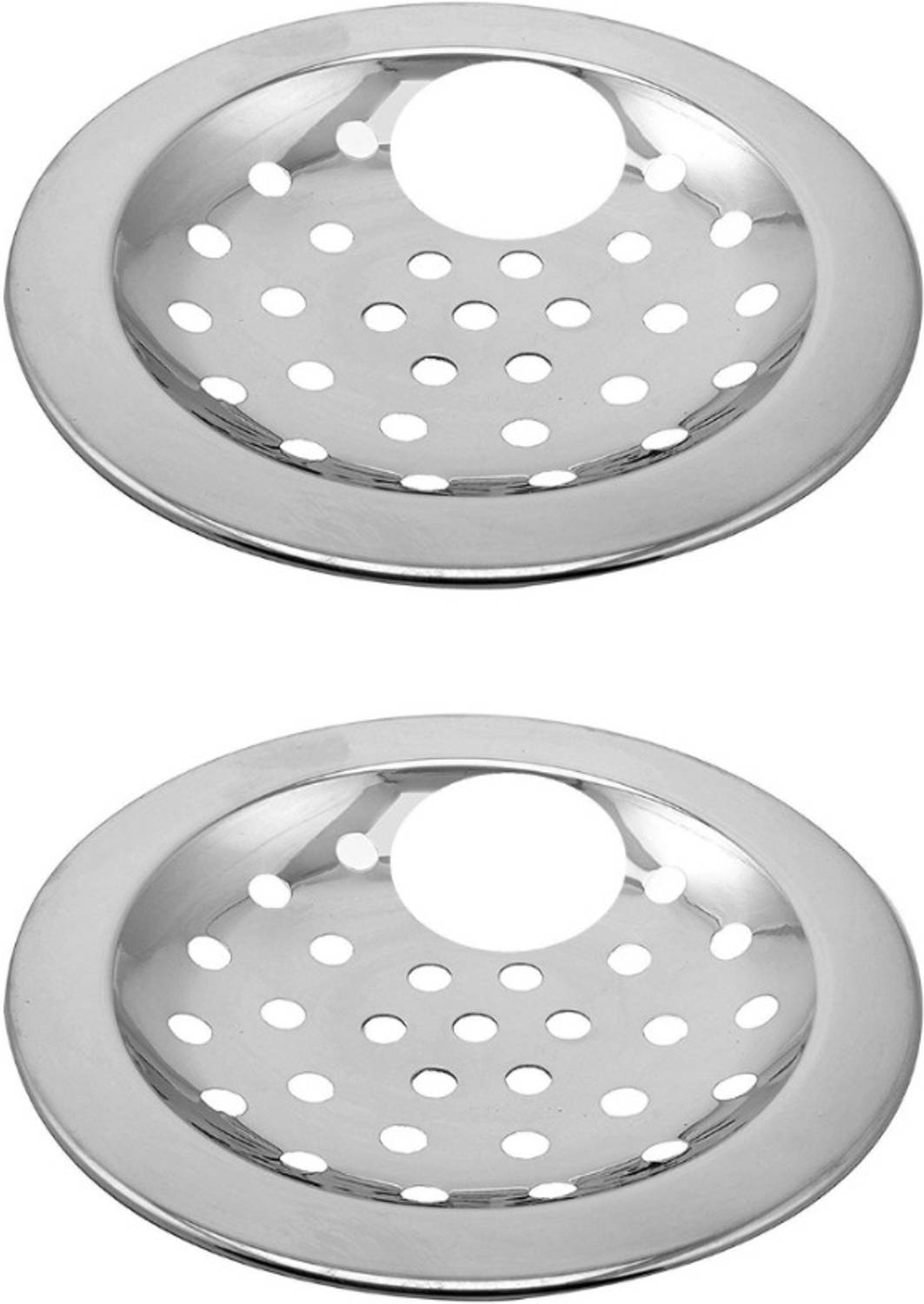 BATHONIX Floor, Basin, Bathroom Sink, Kitchen Sink Stainless Steel Push Down Strainer