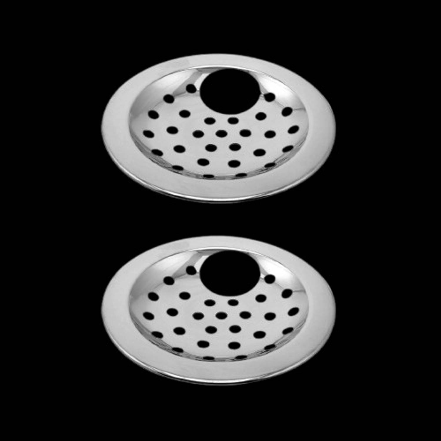 BATHONIX Floor, Basin, Bathroom Sink, Kitchen Sink Stainless Steel Push Down Strainer