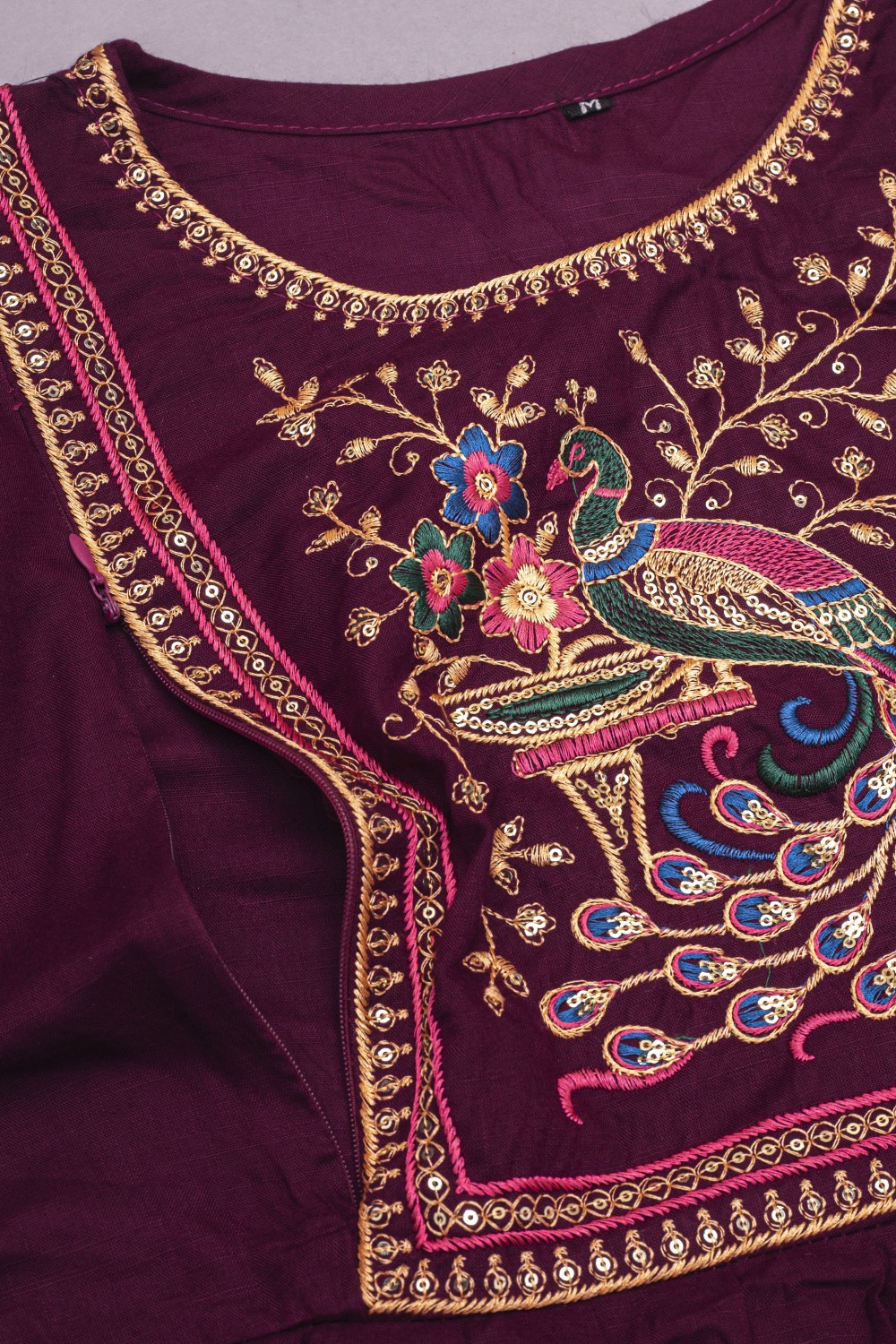 Image of sheladiya Women Fit and Flare Multicolor Below Knee Dress