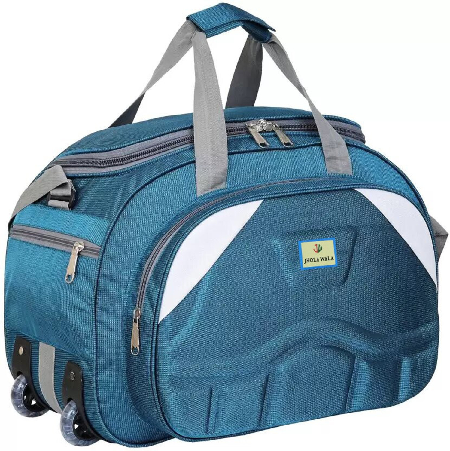 Image of Jholawala (Expandable) Trolley Duffle Luggage Bags with Wheels for Men & Women with Wheels (Strolley) Duffel With Wheels (Strolley)