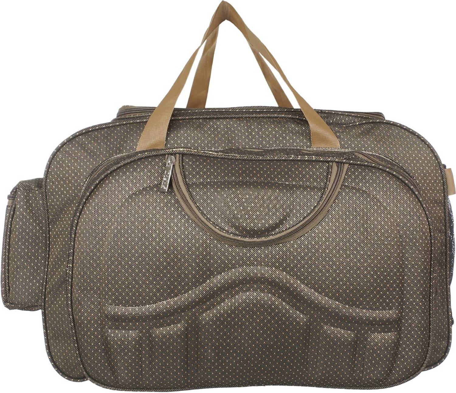Airish (Expandable) Waterproof Polyester Lightweight 60 L Luggage Travel Duffel Bag with 2 Wheels Duffel With Wheels (Strolley)