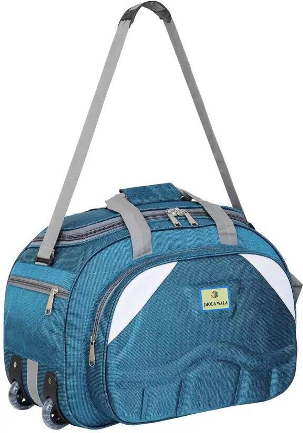 Image of Jholawala (Expandable) Trolley Duffle Luggage Bags with Wheels for Men & Women with Wheels (Strolley) Duffel With Wheels (Strolley)