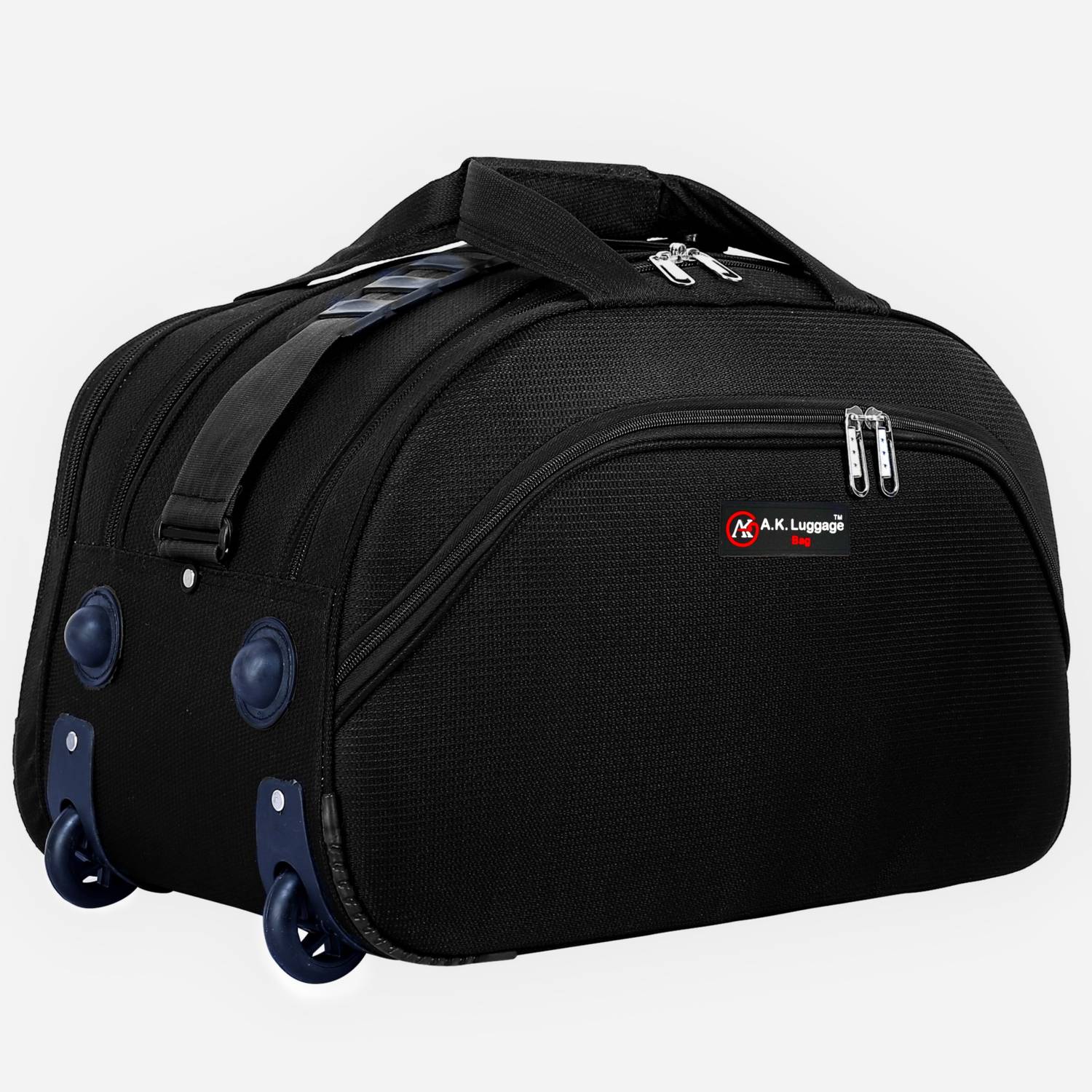A.K. Luggage (Expandable) Trolley Duffel Bag (Red) Waterproof Travel Luggage Bag for Men and Women Duffel With Wheels (Strolley)