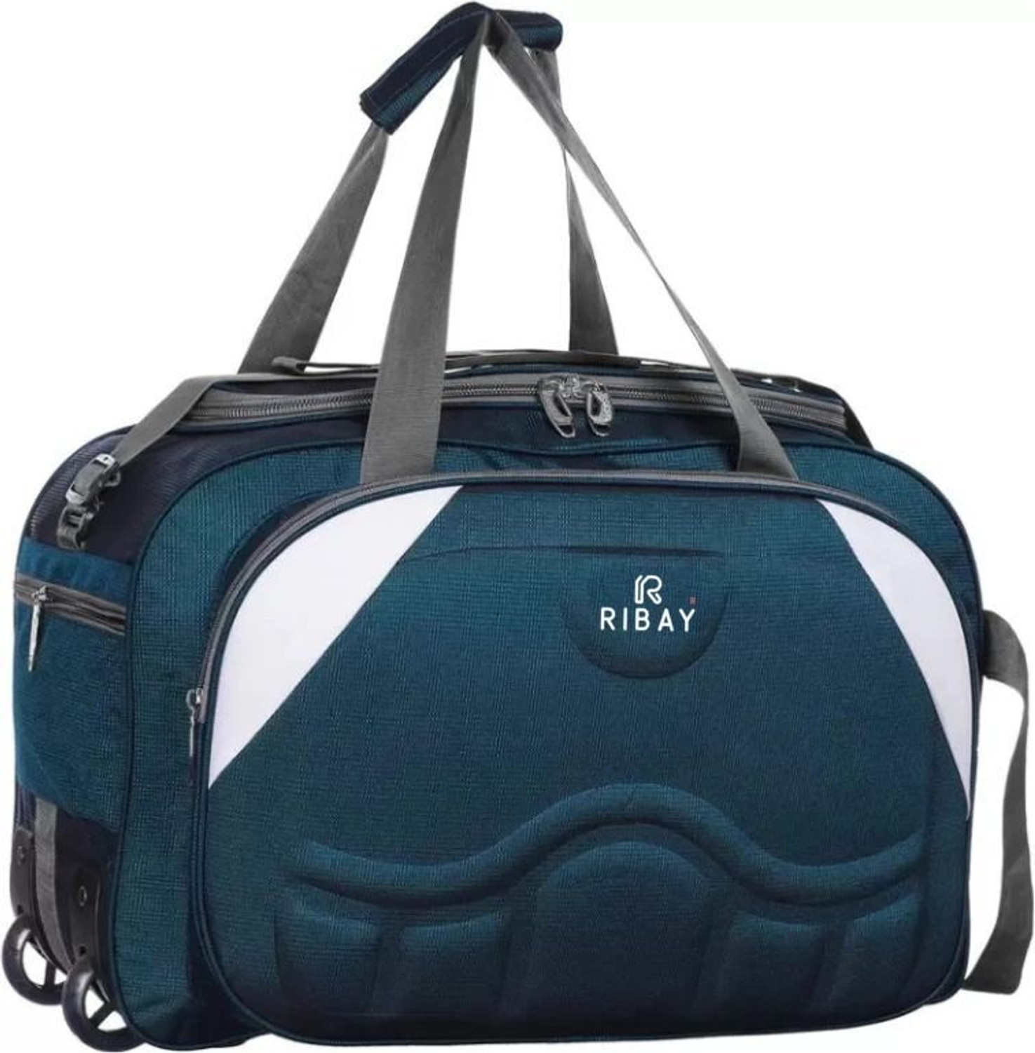 Image of RIBAY (Expandable) Strolley Duffel Bag - Luggage Travel with 2 wheels Duffel With Wheels (Strolley)