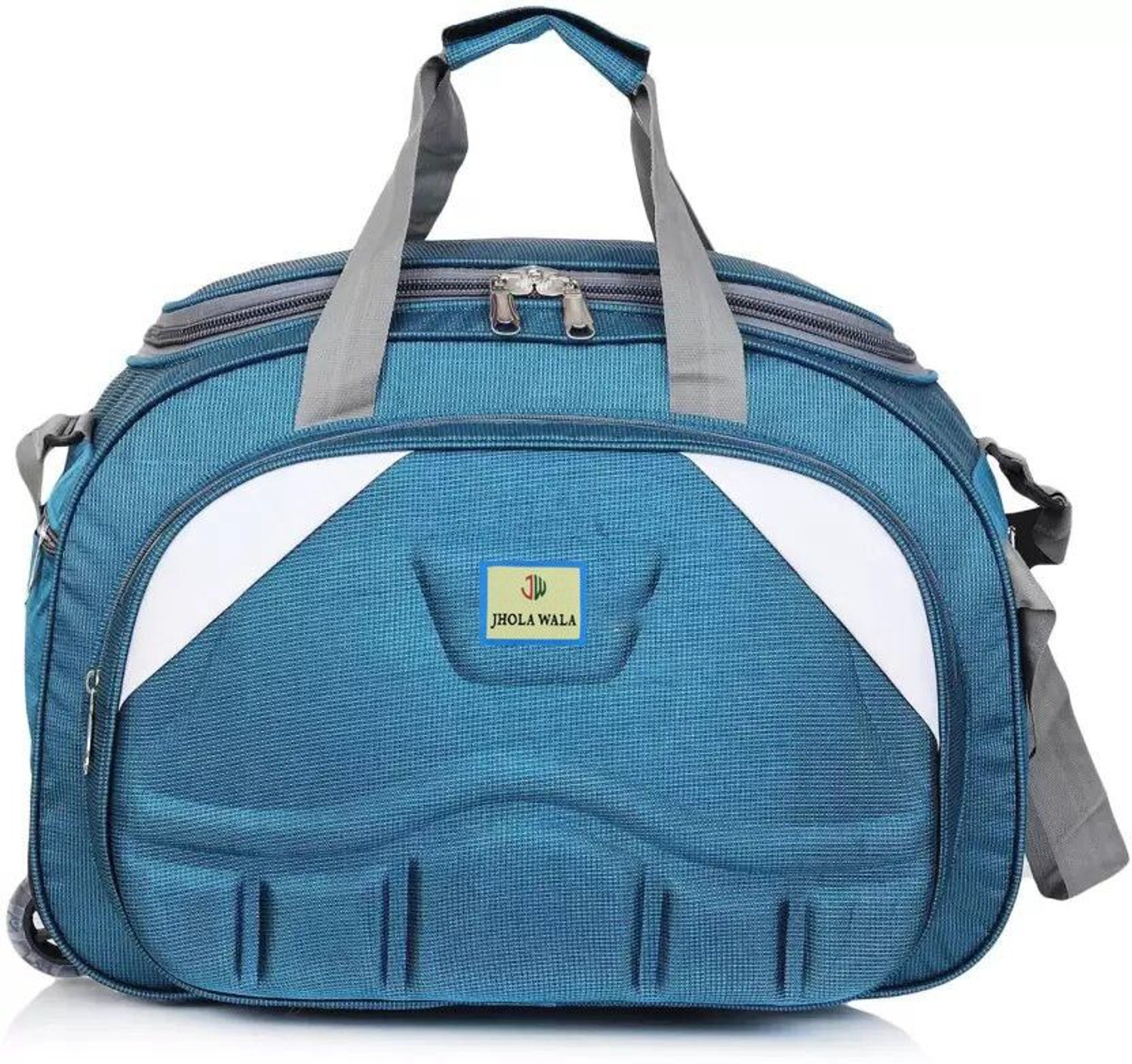 Image of Jholawala (Expandable) Trolley Duffle Luggage Bags with Wheels for Men & Women with Wheels (Strolley) Duffel With Wheels (Strolley)