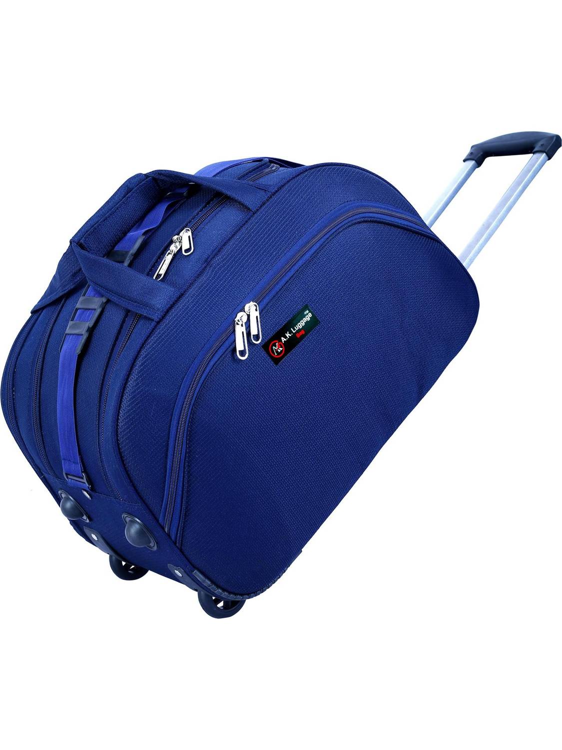 A.K. Luggage (Expandable) Luggage Trolley duffel 60L Waterproof Travelling Bag Lightweight for men & women Duffel With Wheels (Strolley)