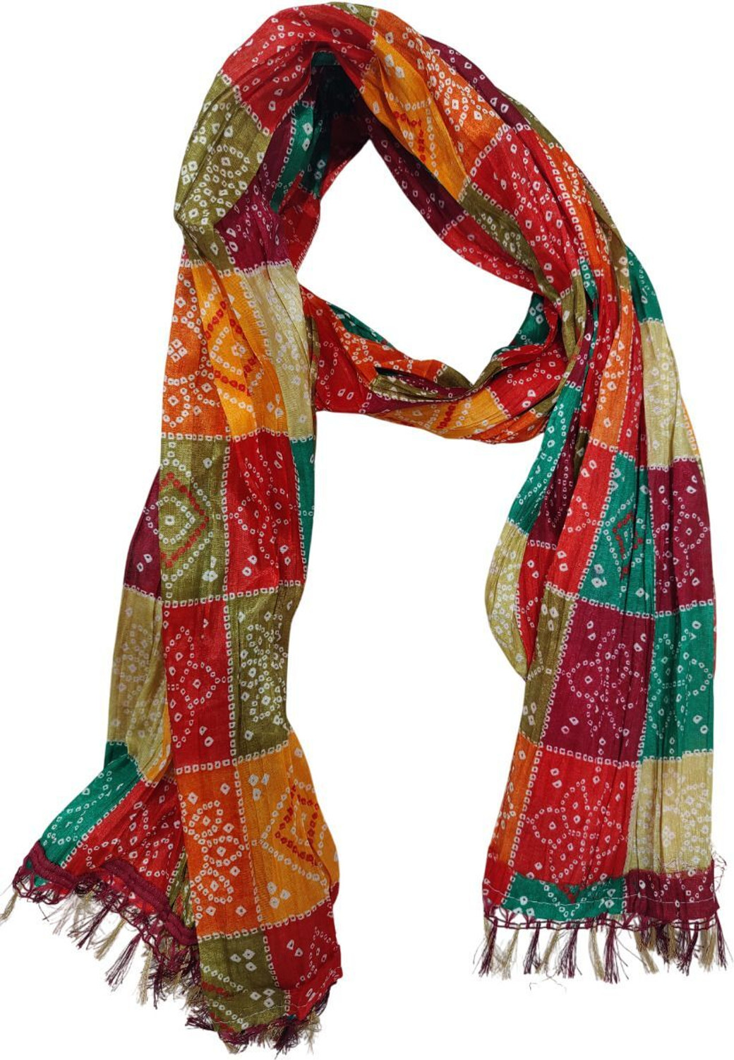 Image of Fashion Tex Silk Blend, Polycotton Printed Women Dupatta