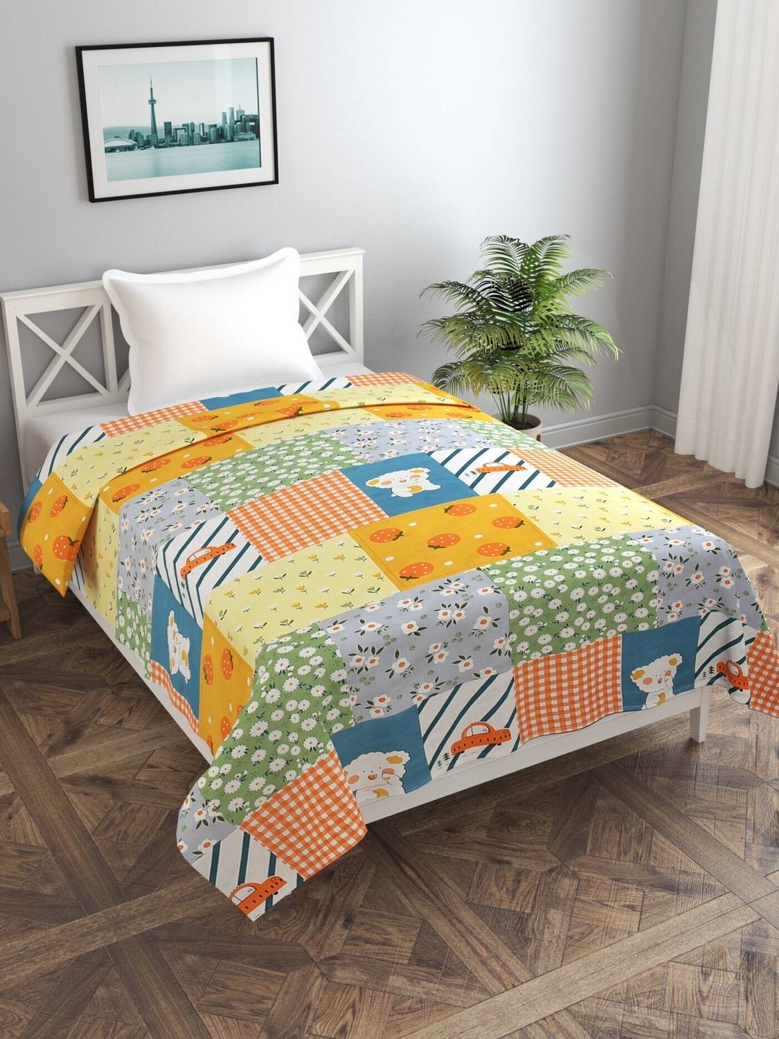 BREVARD Single Polycotton Duvet Cover