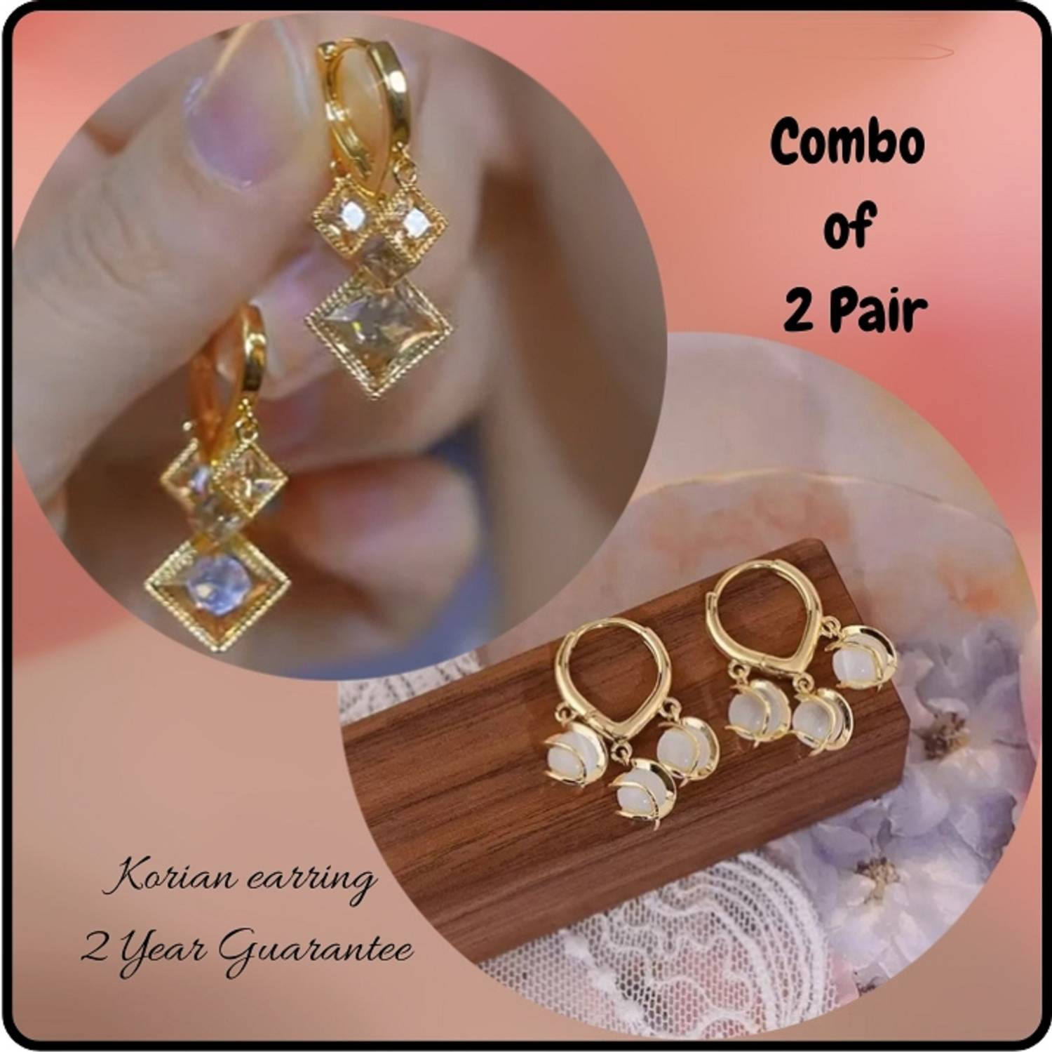 brado jewellery Gold Dangle Earrings – Crystal & Gemstone Chic Hoop Designs Diamond Brass Clip-on Earring
