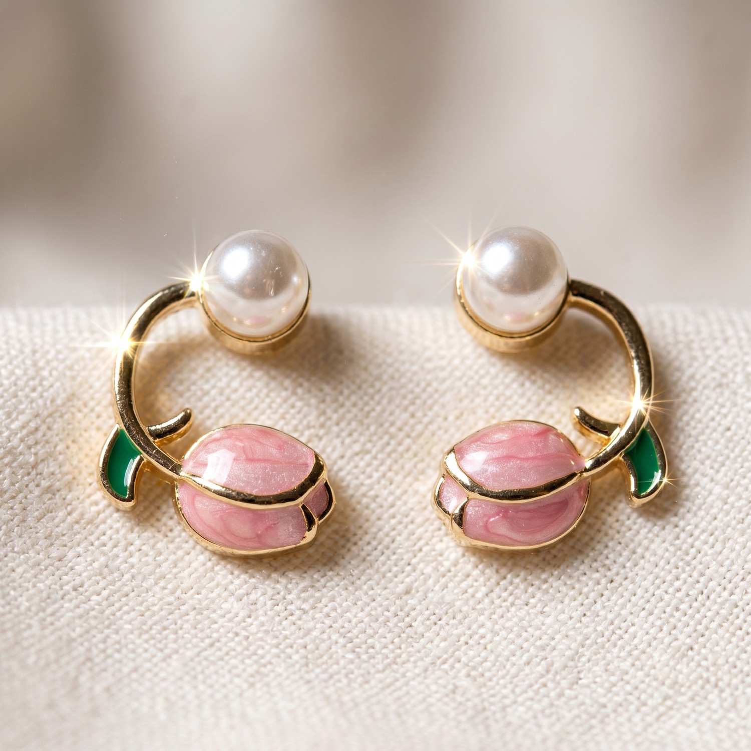 Image of Khattu Store Korean Earrings Combo Set of 8 Best Seller Collection for women and girls Pearl Alloy Stud Earring